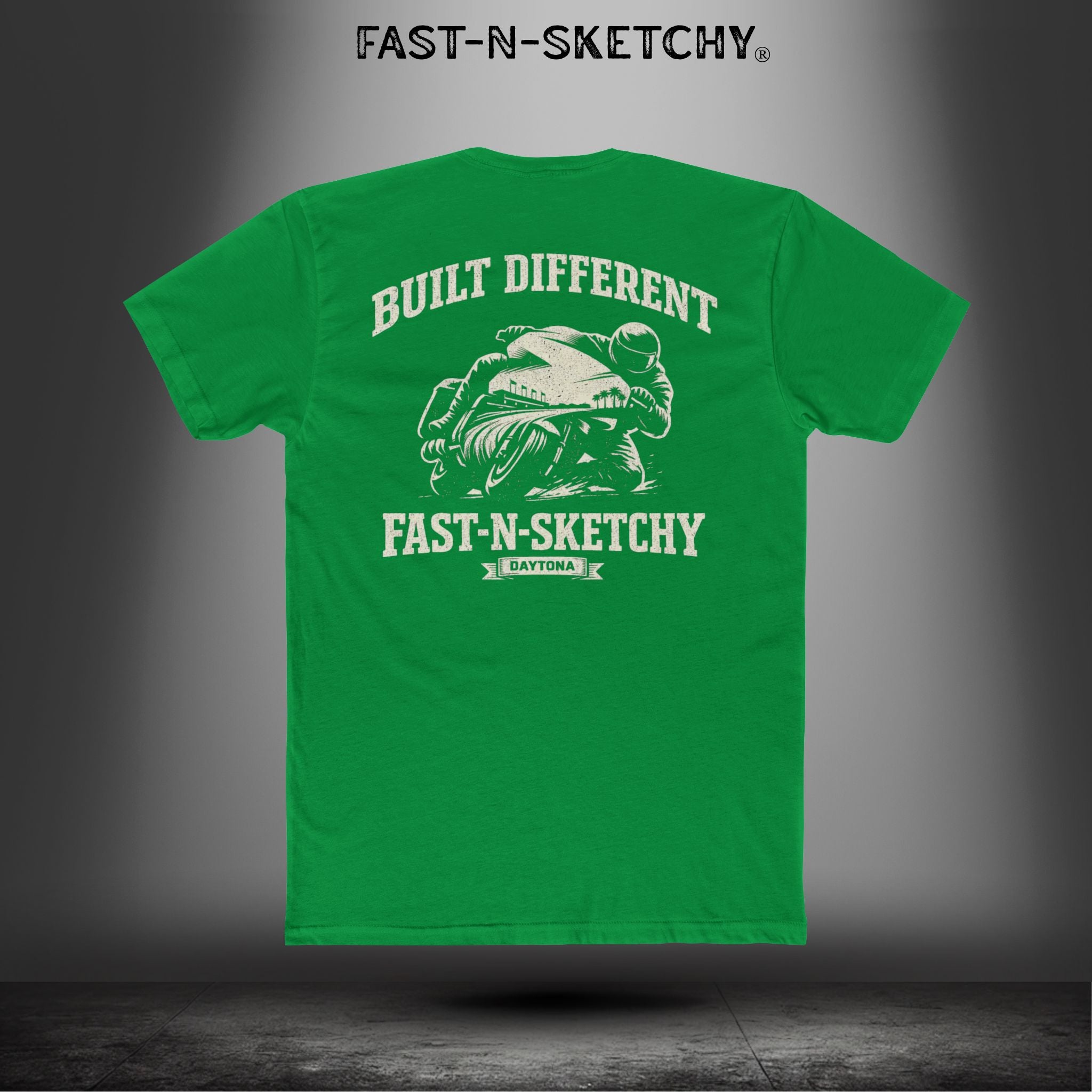 Built Different: Daytona Bike Week Bagger Racing Biker Edition Relaxed Classic Tee