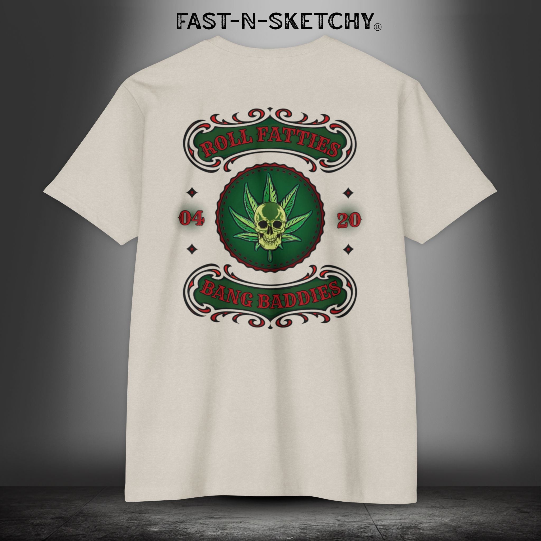 The Highlife: Roll Fatties & Bang Baddies: Biker Edition Premium Fitted Tee