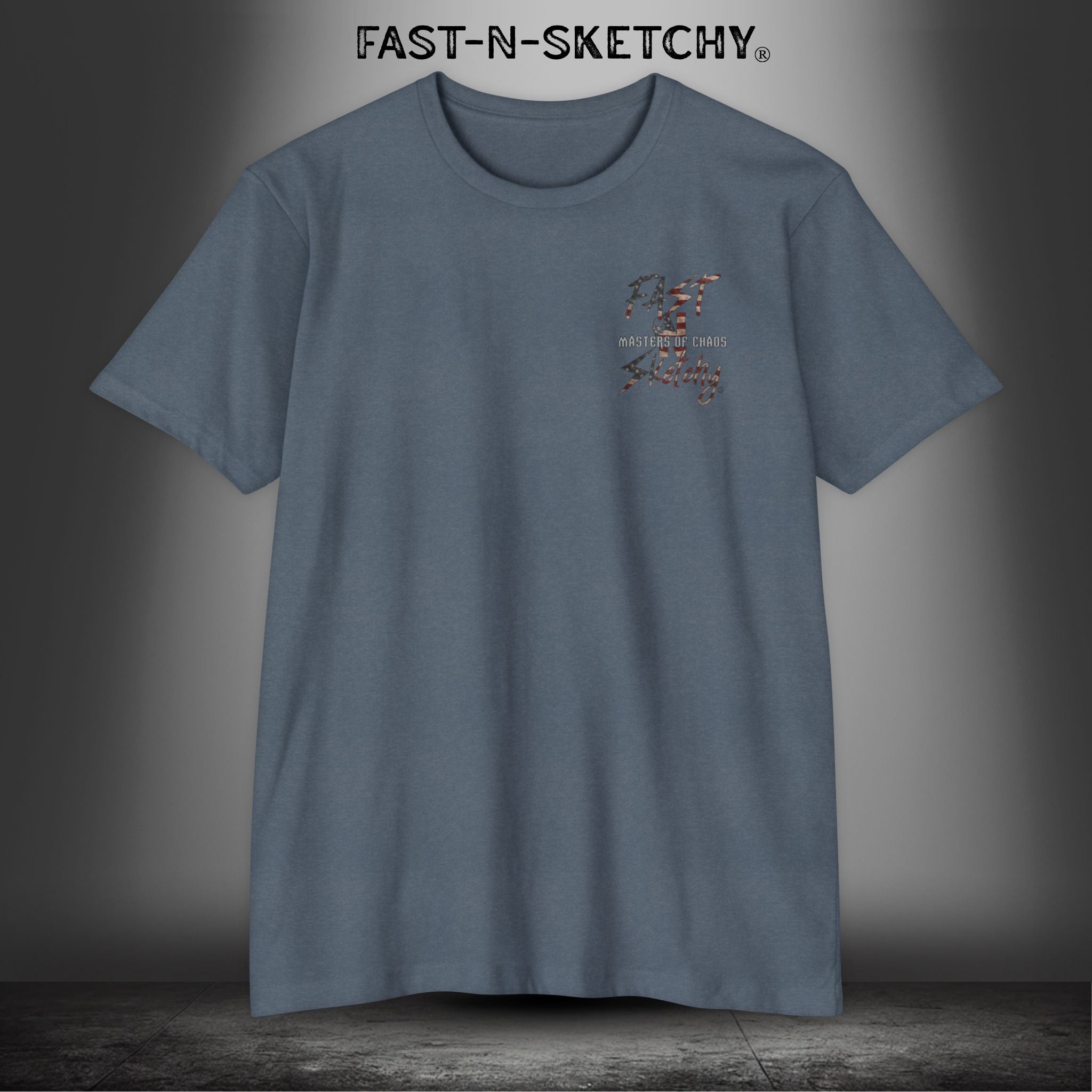 Forged in Darkness Military Edition — "Guided by the Light" Patriotic Tee