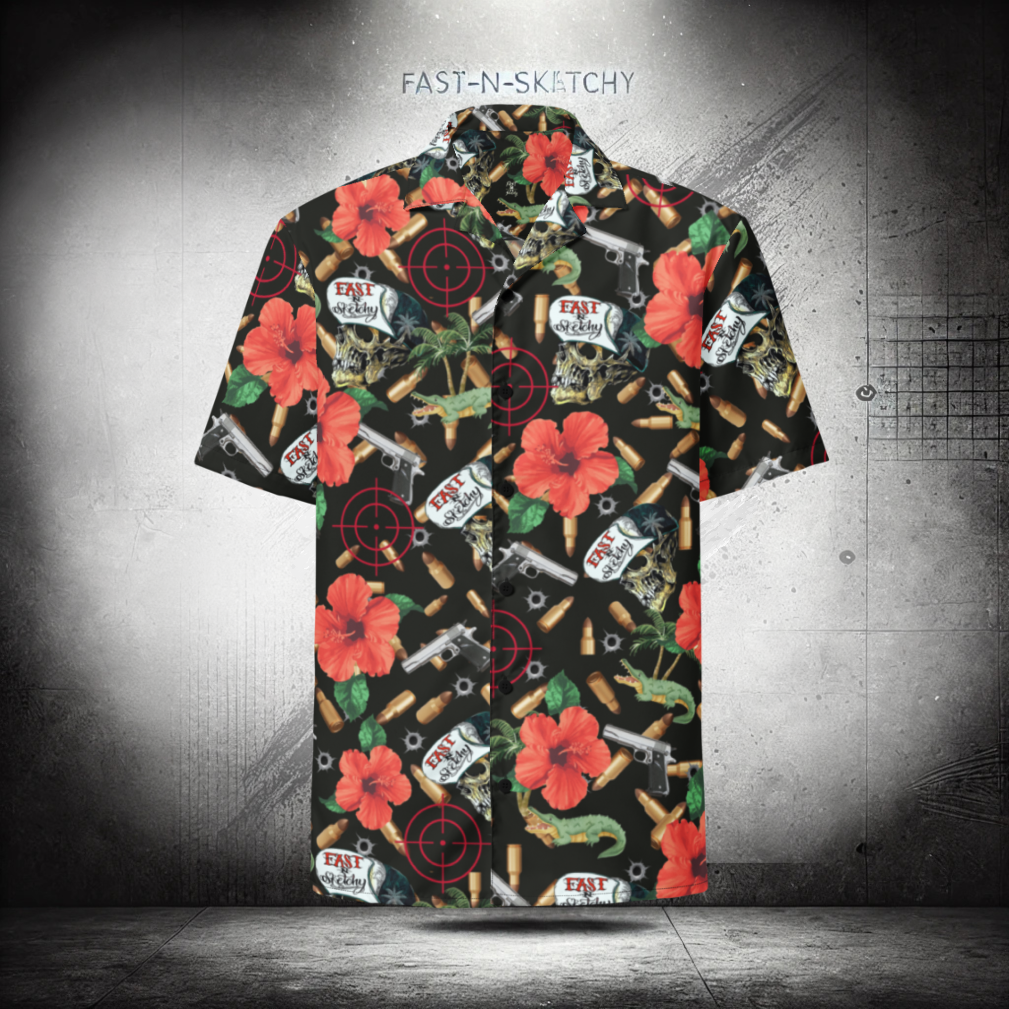 "Hawaiian Style" Button Down Shirt for the Summer Fun