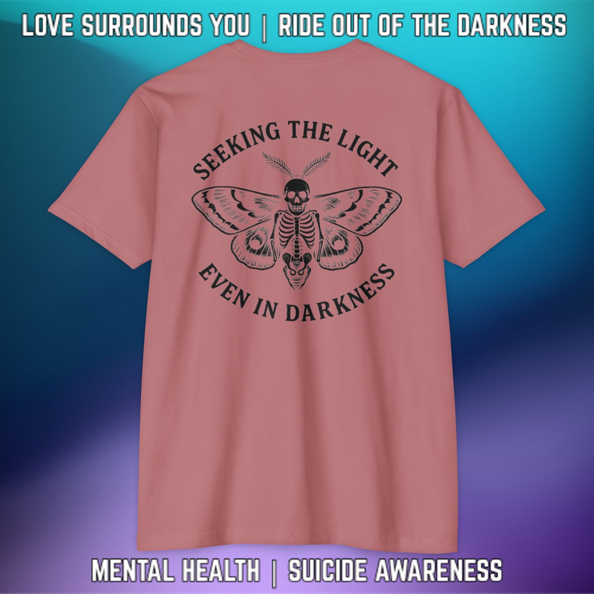 Seeking the Light, Even in Darkness #2 - T-Shirt Next Level 6210 - LSY