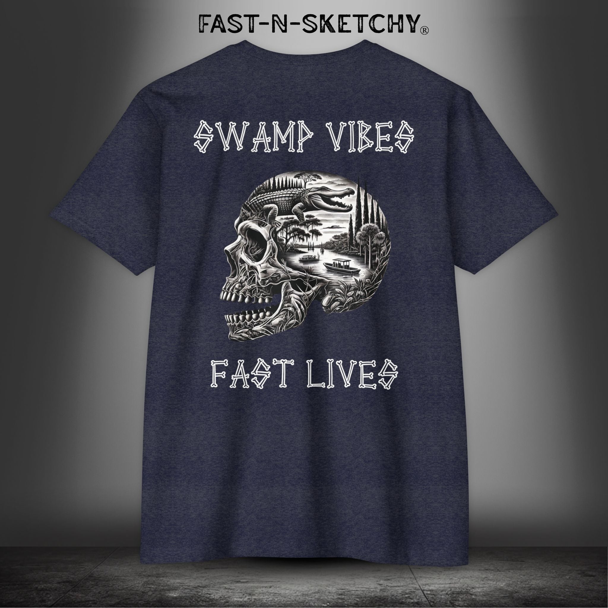SWAMP VIBES & FAST LIVES: T-shirt Next Level 6210