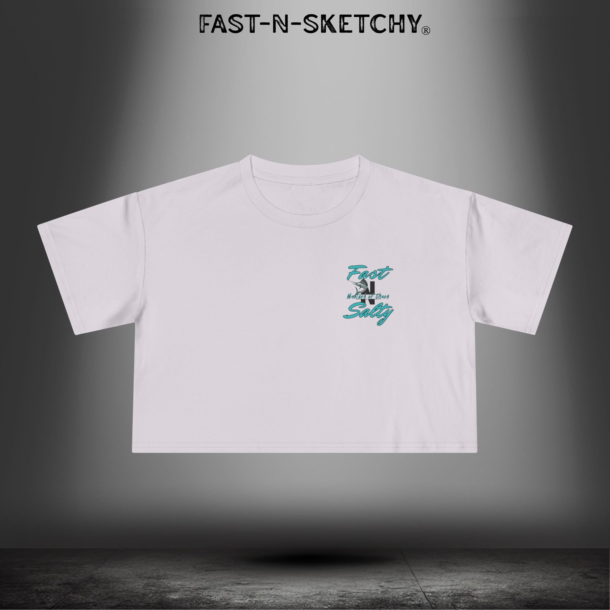 WE GREW HERE, YOU FLEW HERE, GO AWAY: Crop Top (Medium-Weight)