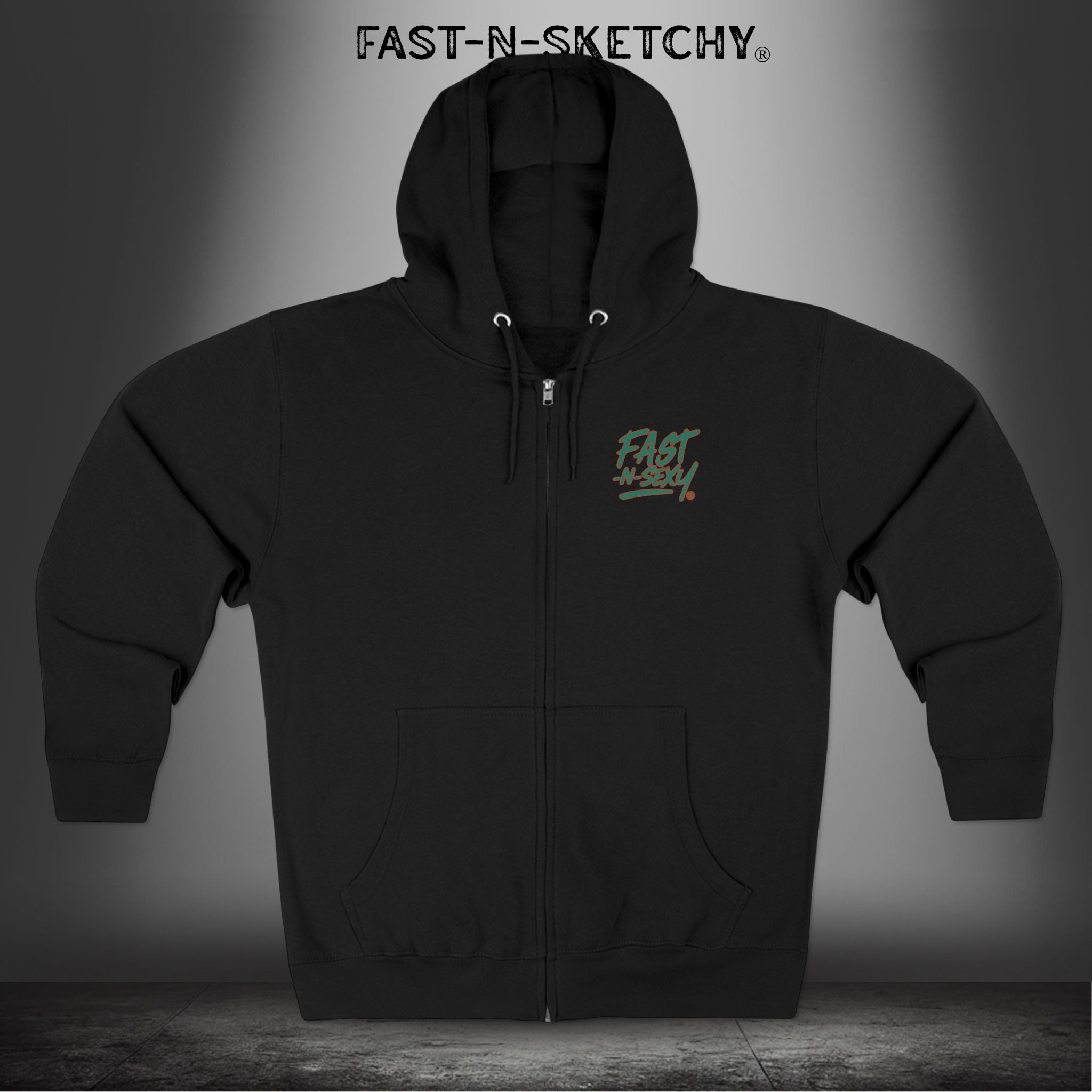 Hocus Focus On the Damn Road: Zip Hoodie