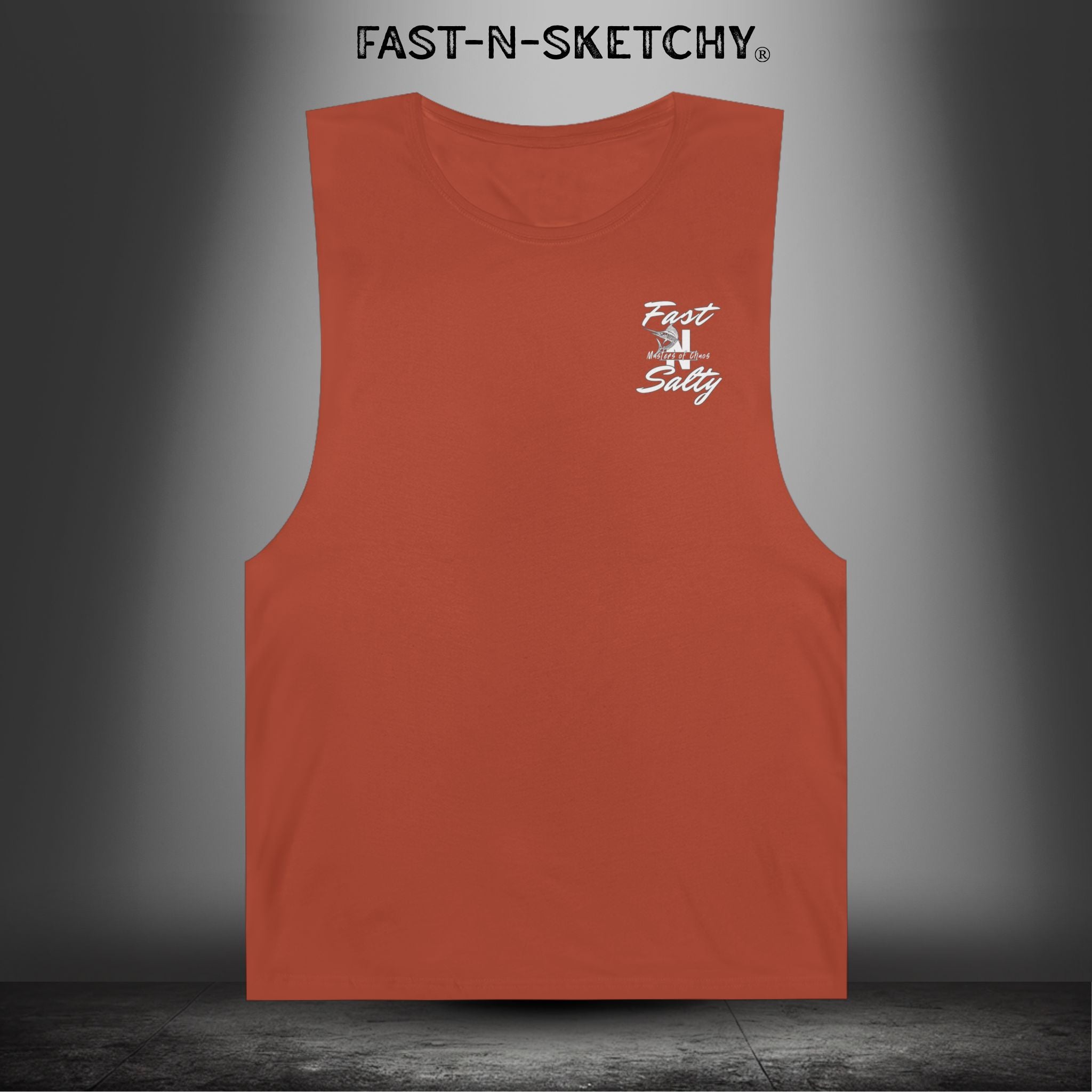 WE GREW HERE, YOU FLEW HERE, GO AWAY: Muscle Tank Top (Dark Colors)