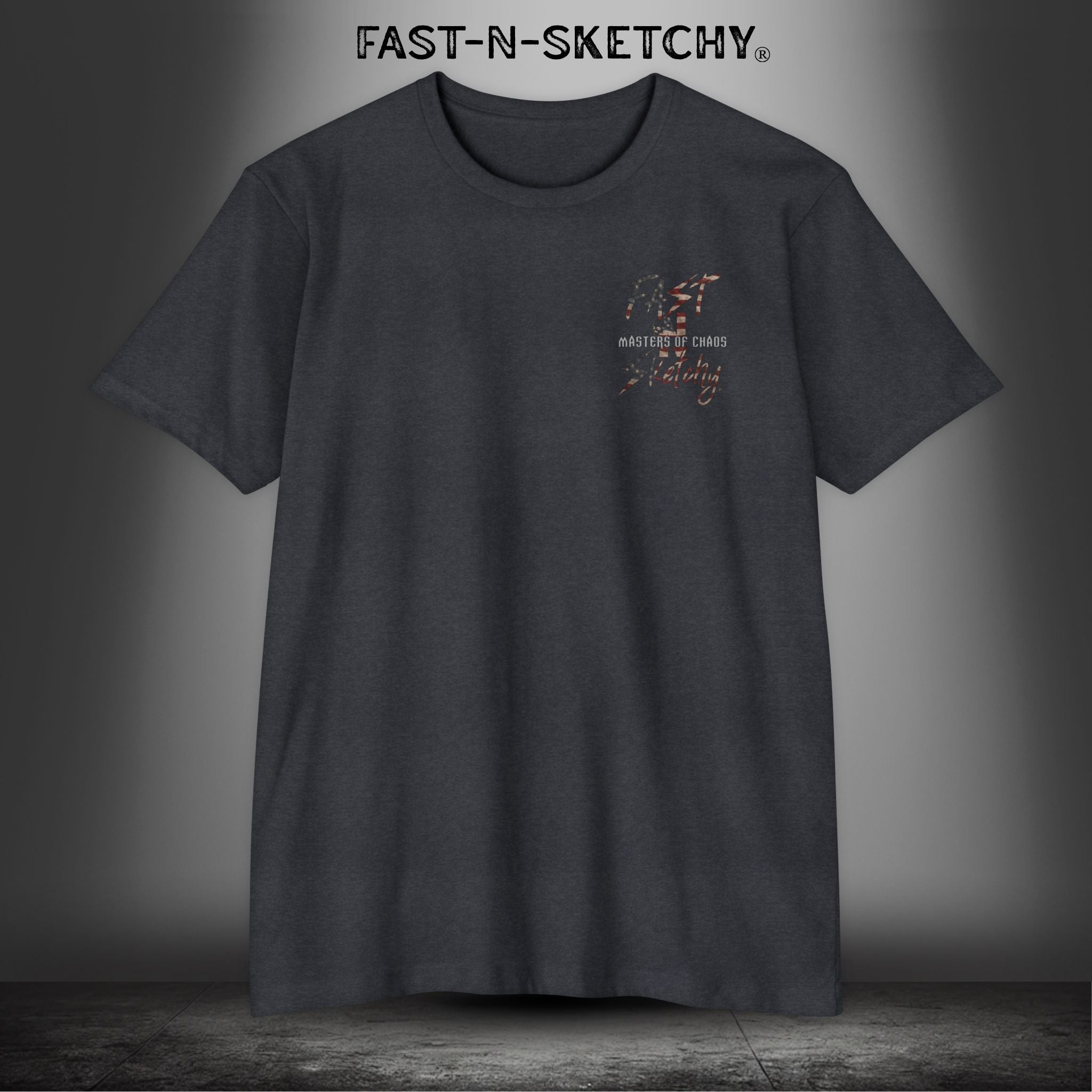 Forged in Darkness Military Edition — "Guided by the Light" Patriotic Tee