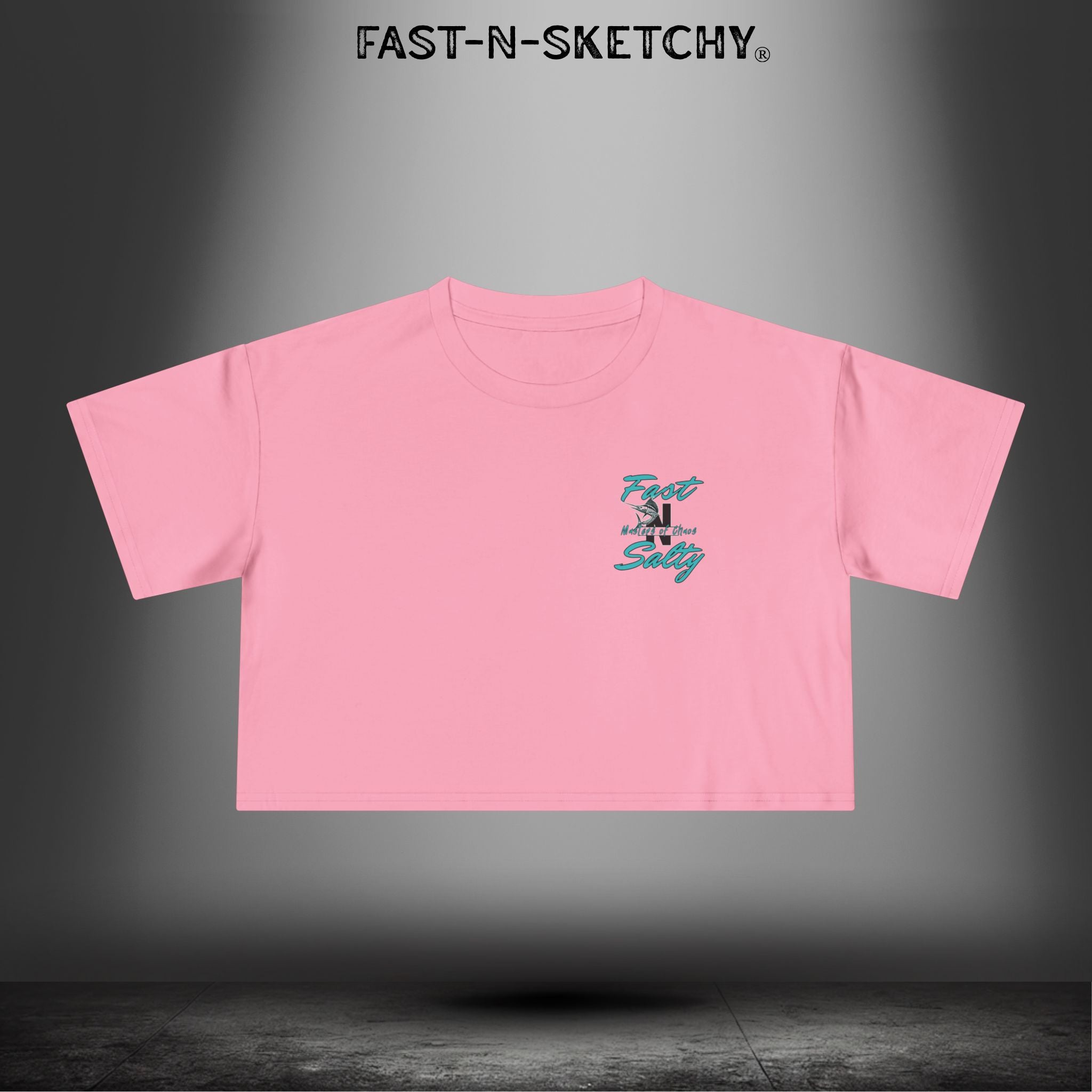 WE GREW HERE, YOU FLEW HERE, GO AWAY: Crop Top (Medium-Weight)