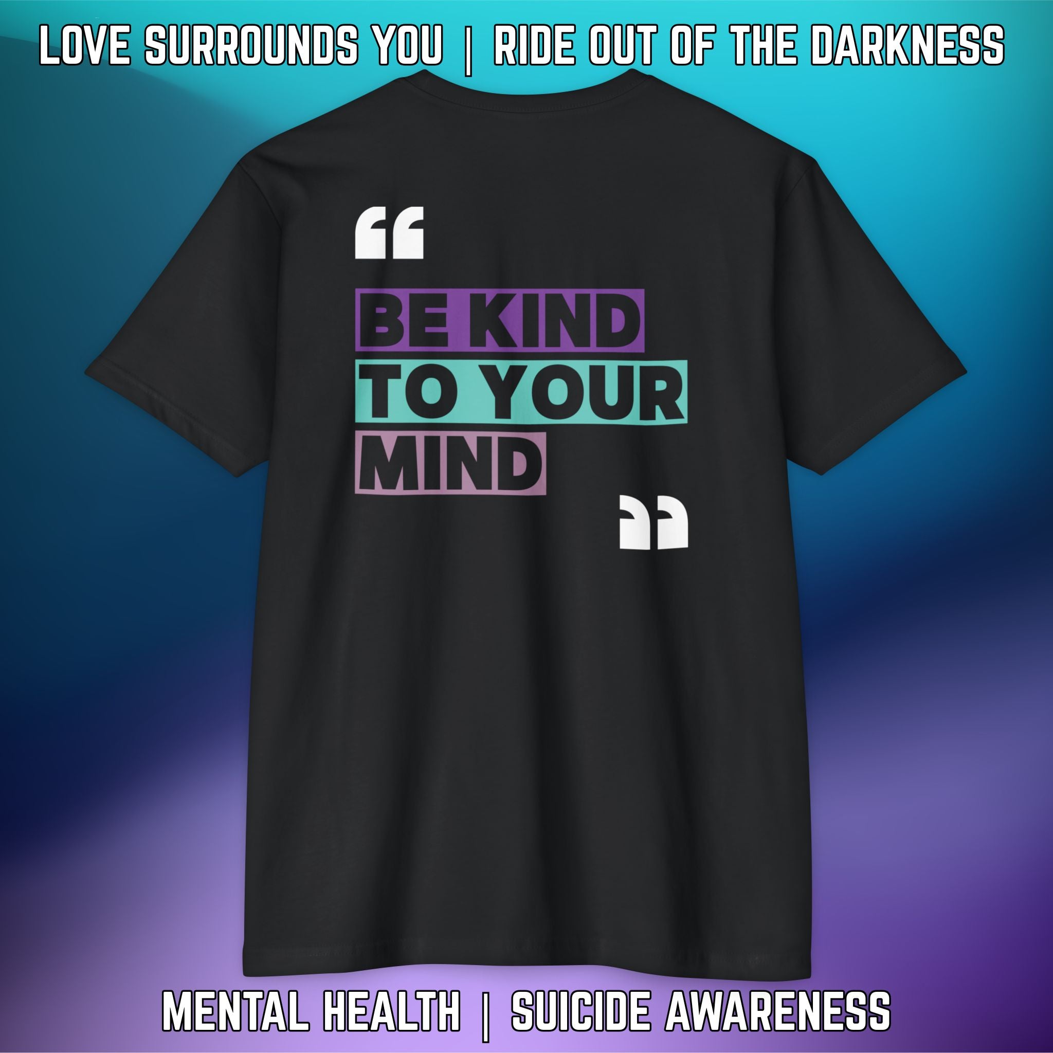 BE KIND TO YOUR MIND - T-Shirt Next Level 6210 - LSY