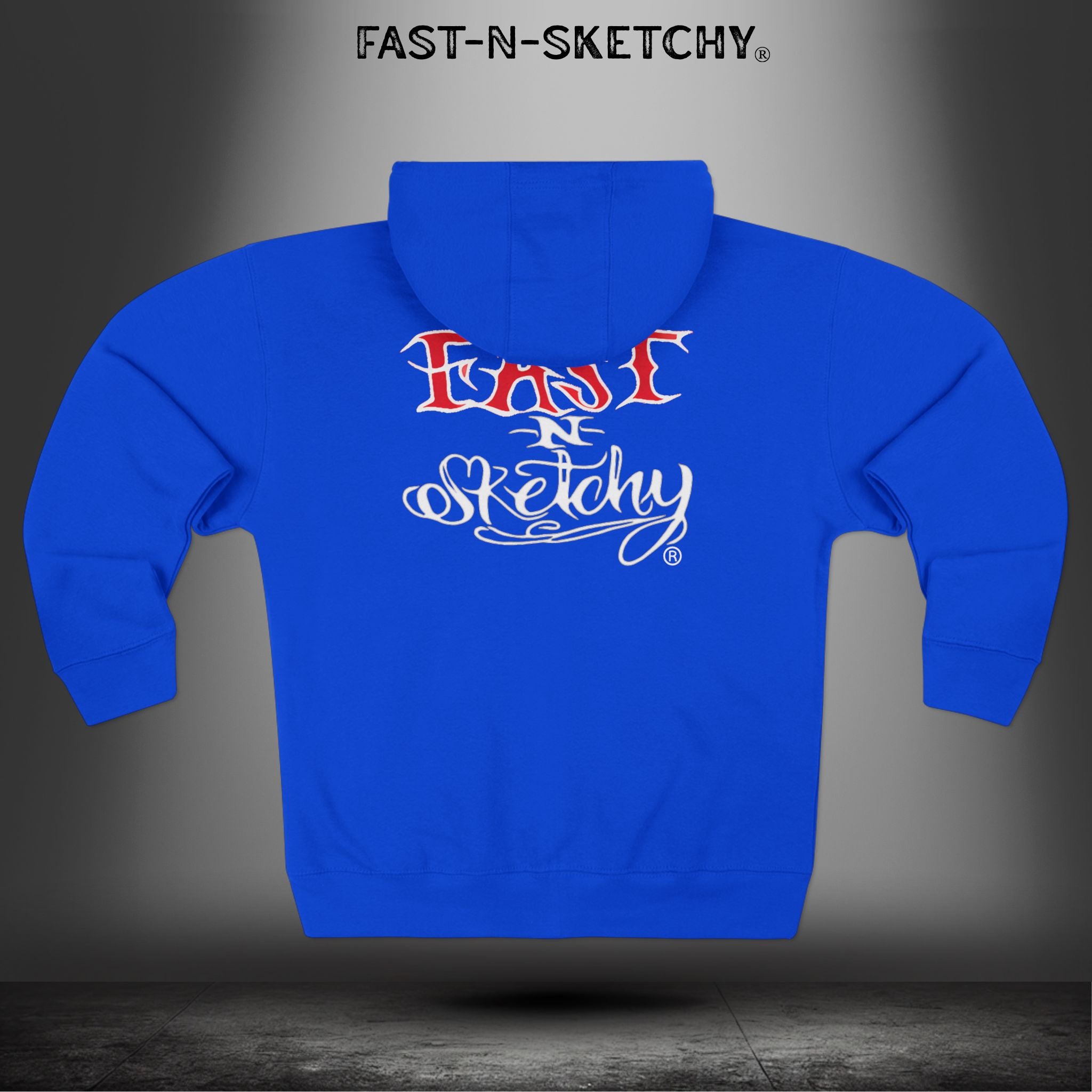 ORIGINAL FNS LOGO: Full Zip Hoodie