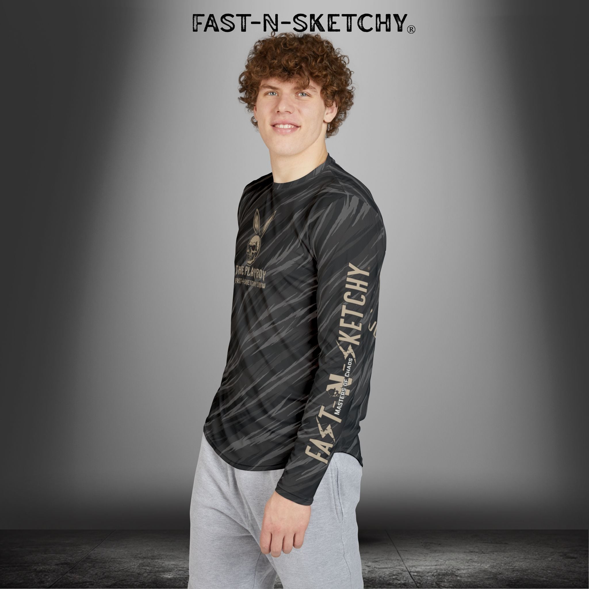 The Playboy "I'm Not a Player, I Just Bang a Lot": Military Edition Riding/Outdoor UV Protection Long Sleeve Shirt