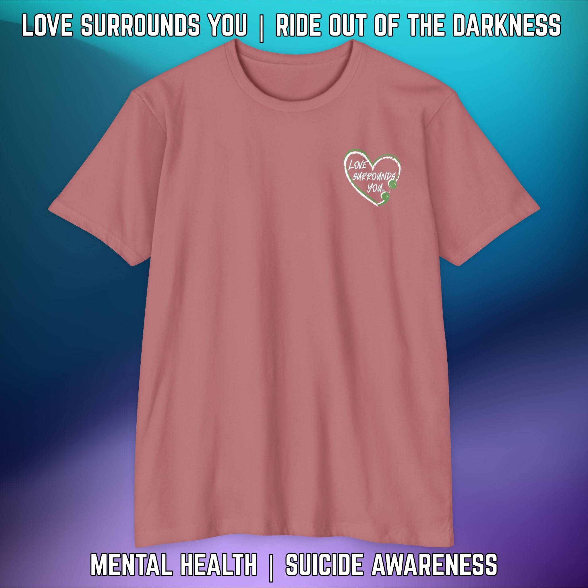 JUST KEEP MOVING FORWARD: T-Shirt Next Level 6210 - LSY