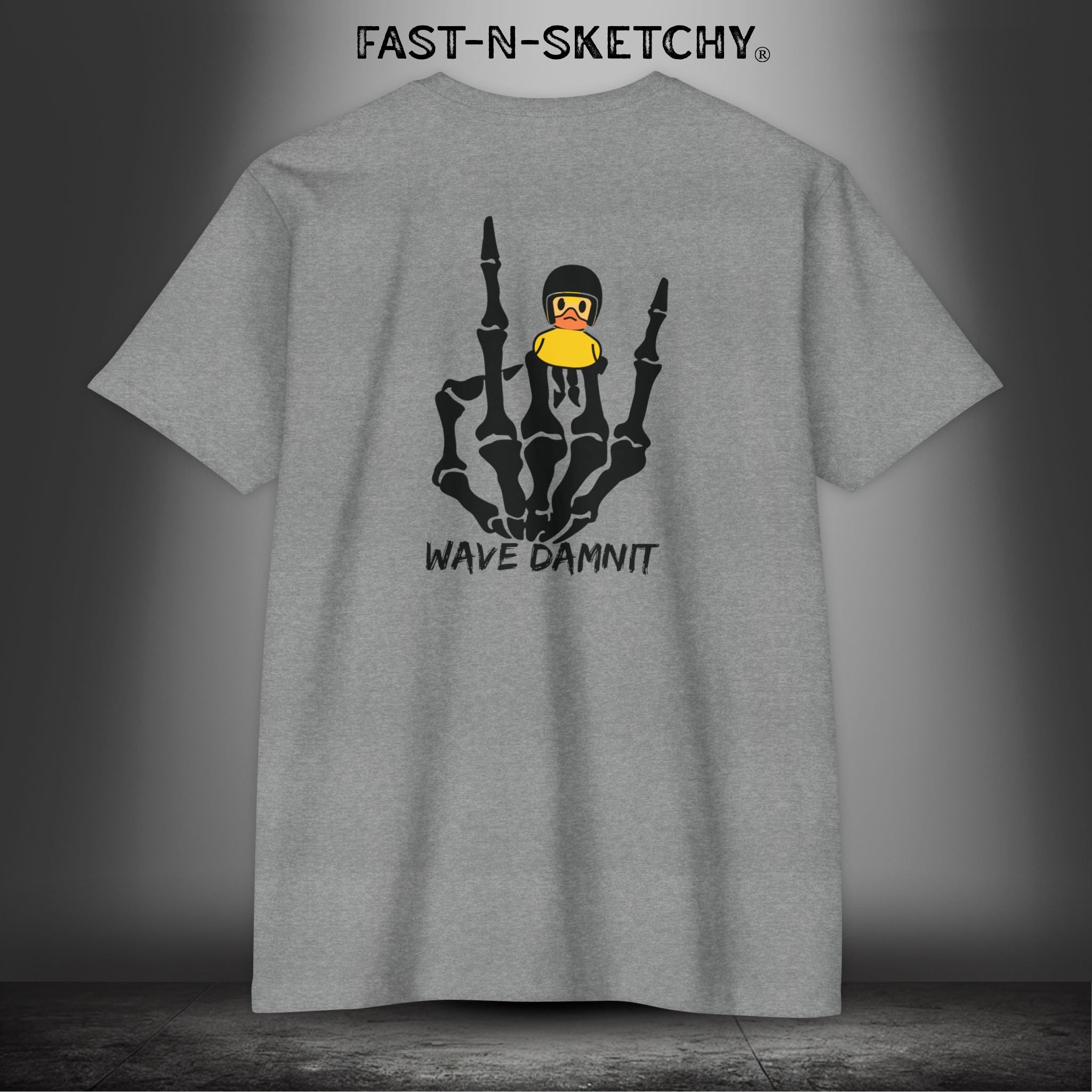 JEEP EDITION: WAVE DAMNIT created by Holly - T-Shit Next Level 6210 (White)