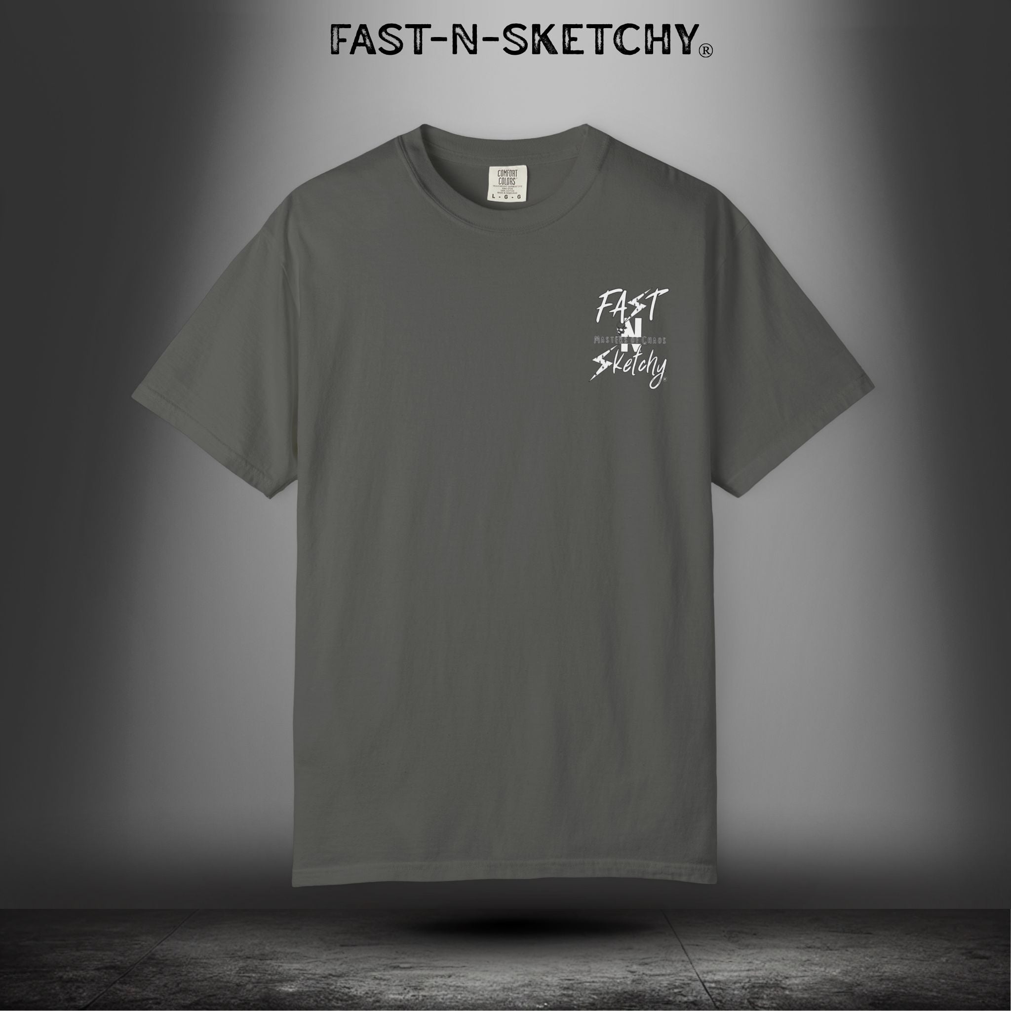 No Face, No Case: FAST-N-SKETCHY - T-Shirt up to 4XL (Multiple Colors)