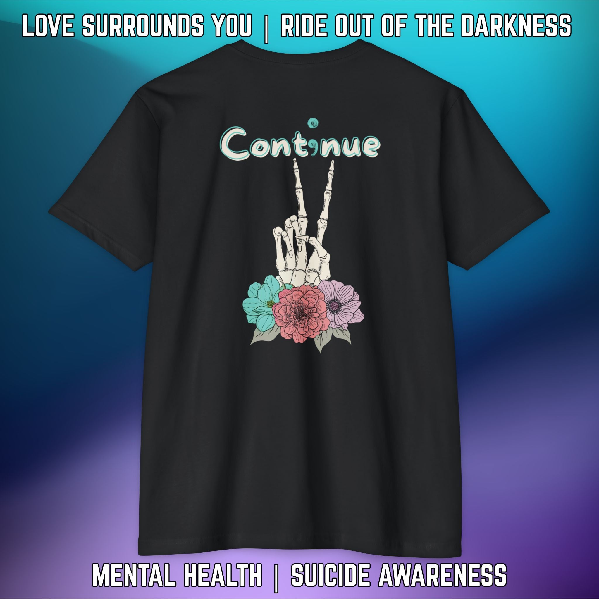 CONTINUE SEMI-COLON: T-Shirt Next Level 6210 - LSY