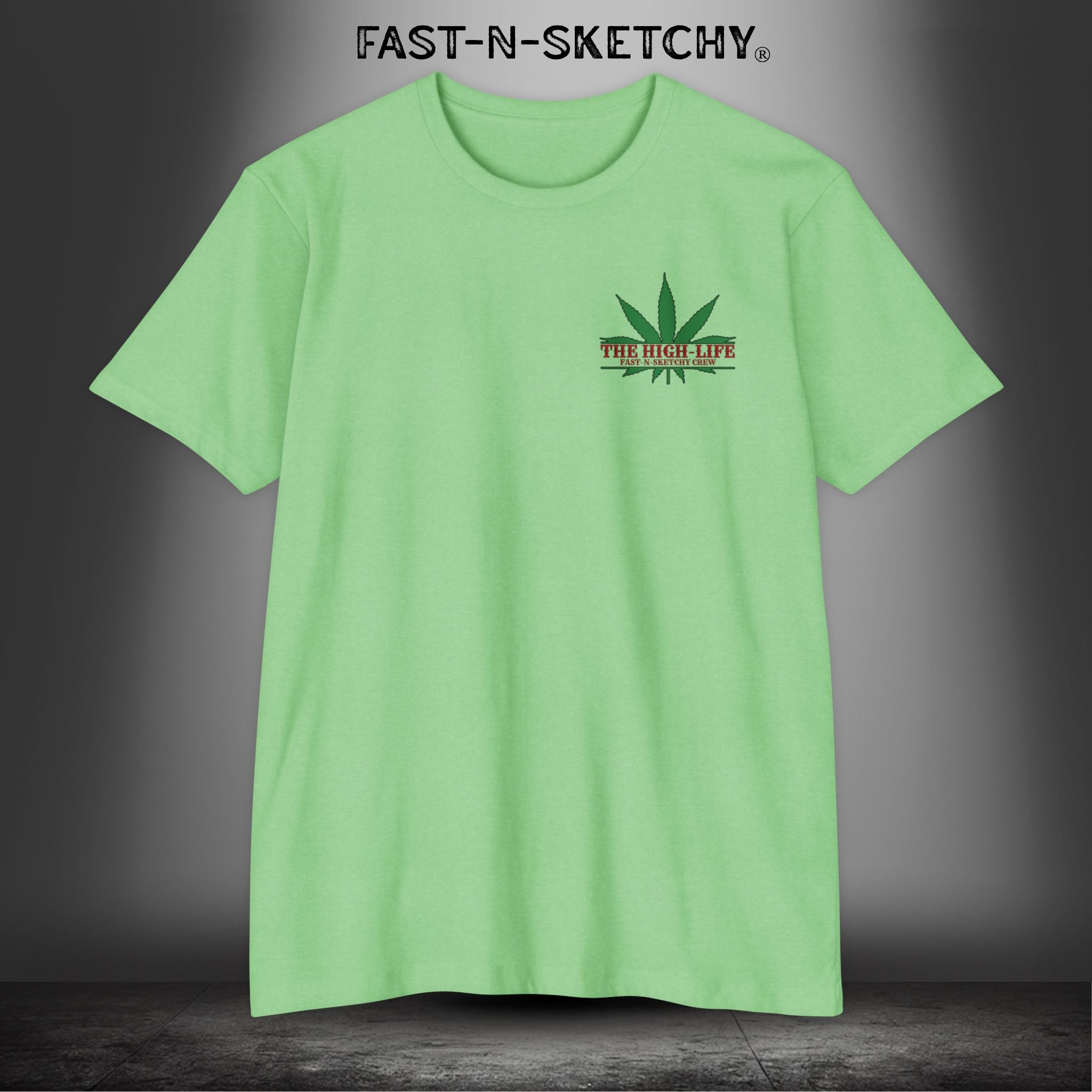 The Highlife: Roll Fatties & Bang Baddies: Biker Edition Premium Fitted Tee