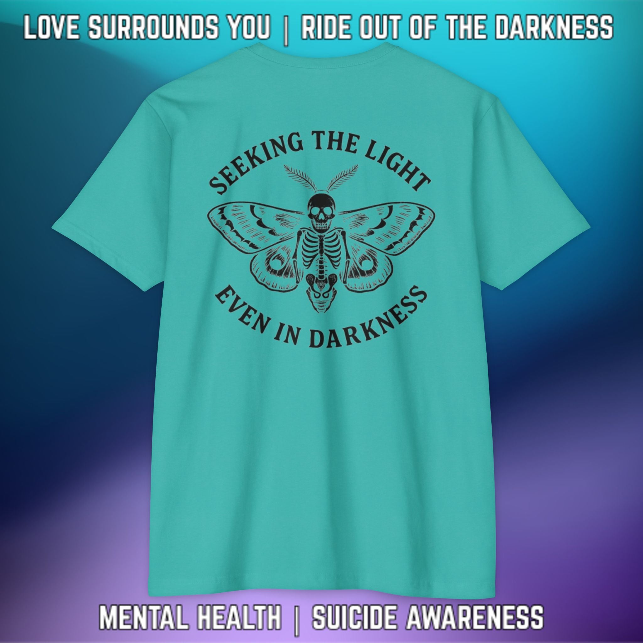 Seeking the Light, Even in Darkness #2 - T-Shirt Next Level 6210 - LSY