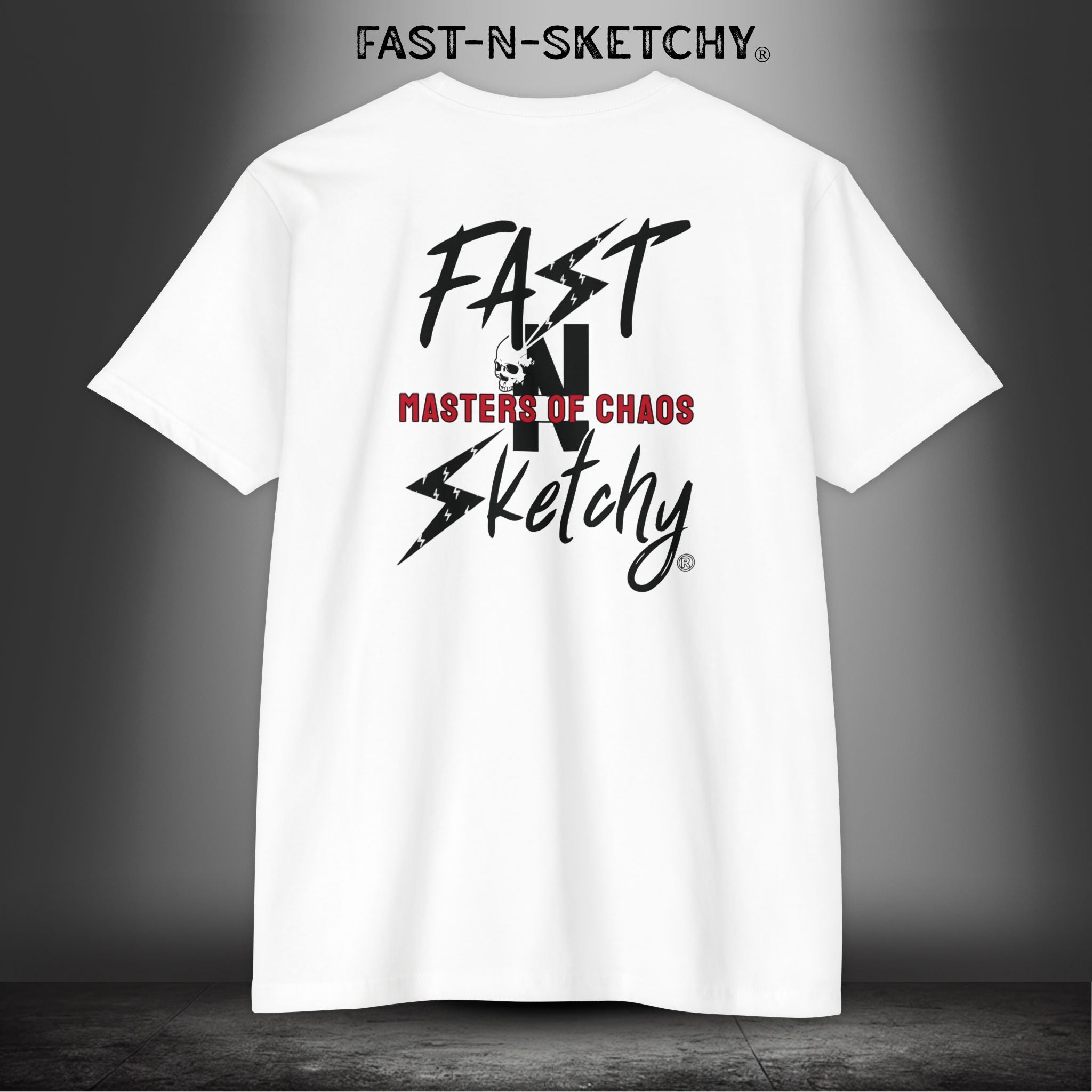 FAST-N-SKETCHY - T-shirt Classic Fit Crewneck - Next Level 6210 (Light Colors)