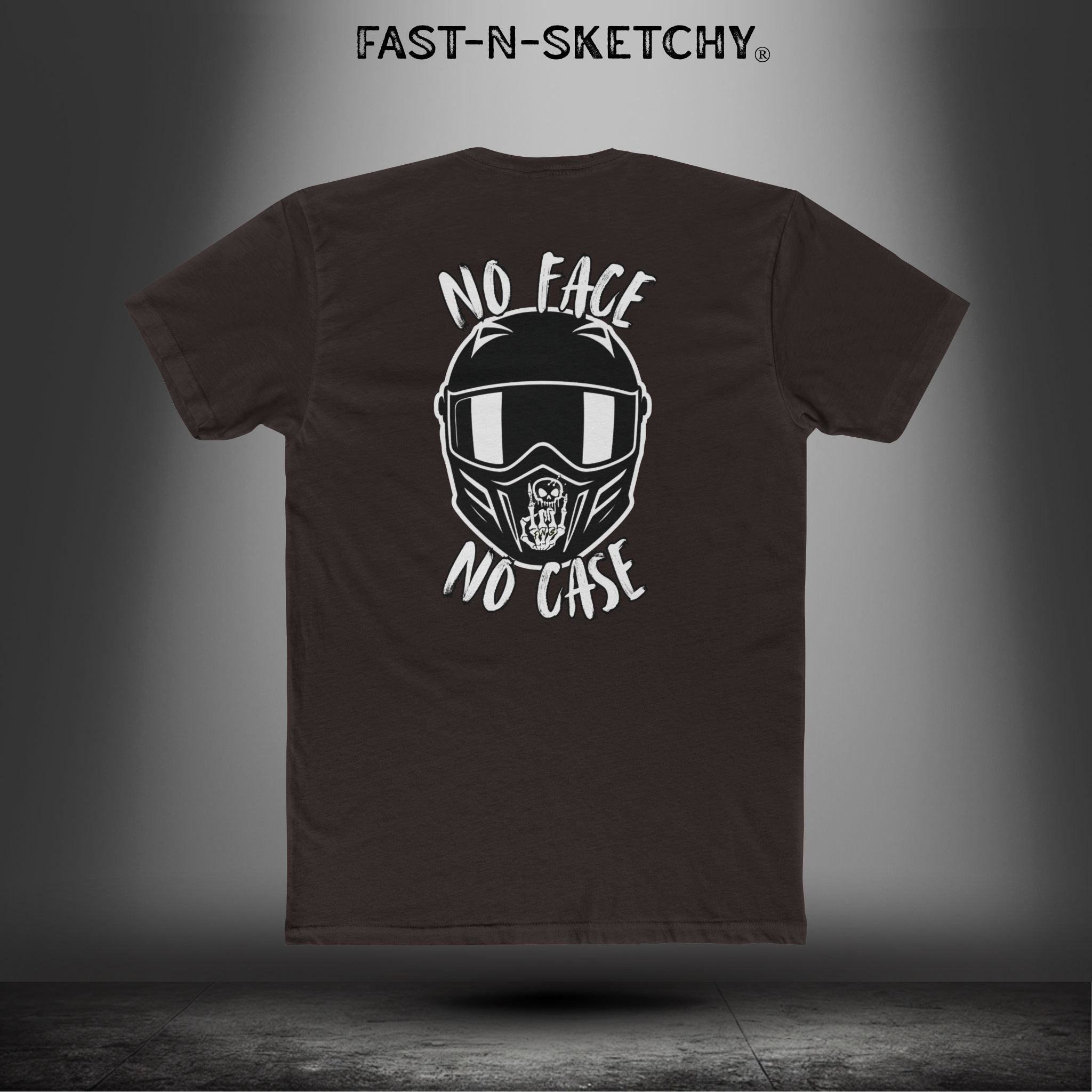 No face, No Case: Biker Edition Relaxed Classic Tee