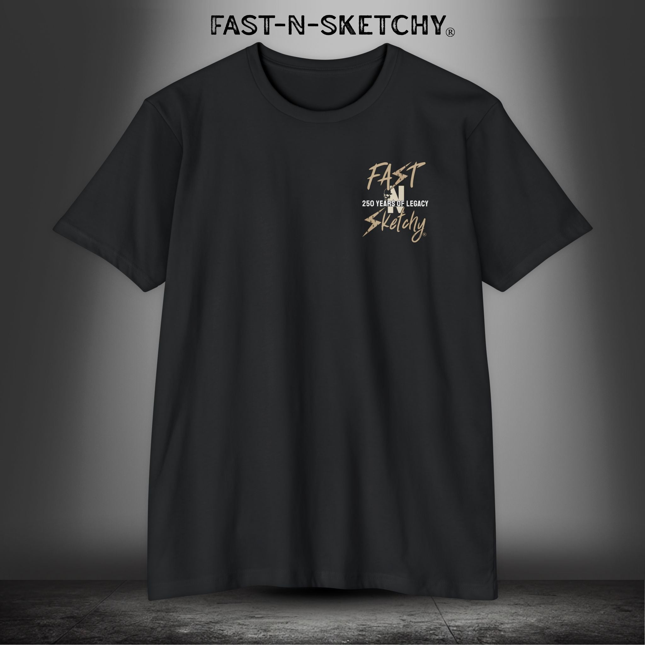 Different Era. Same Commitment. 250-Year Anniversary Military Edition Premium Fitted Tee