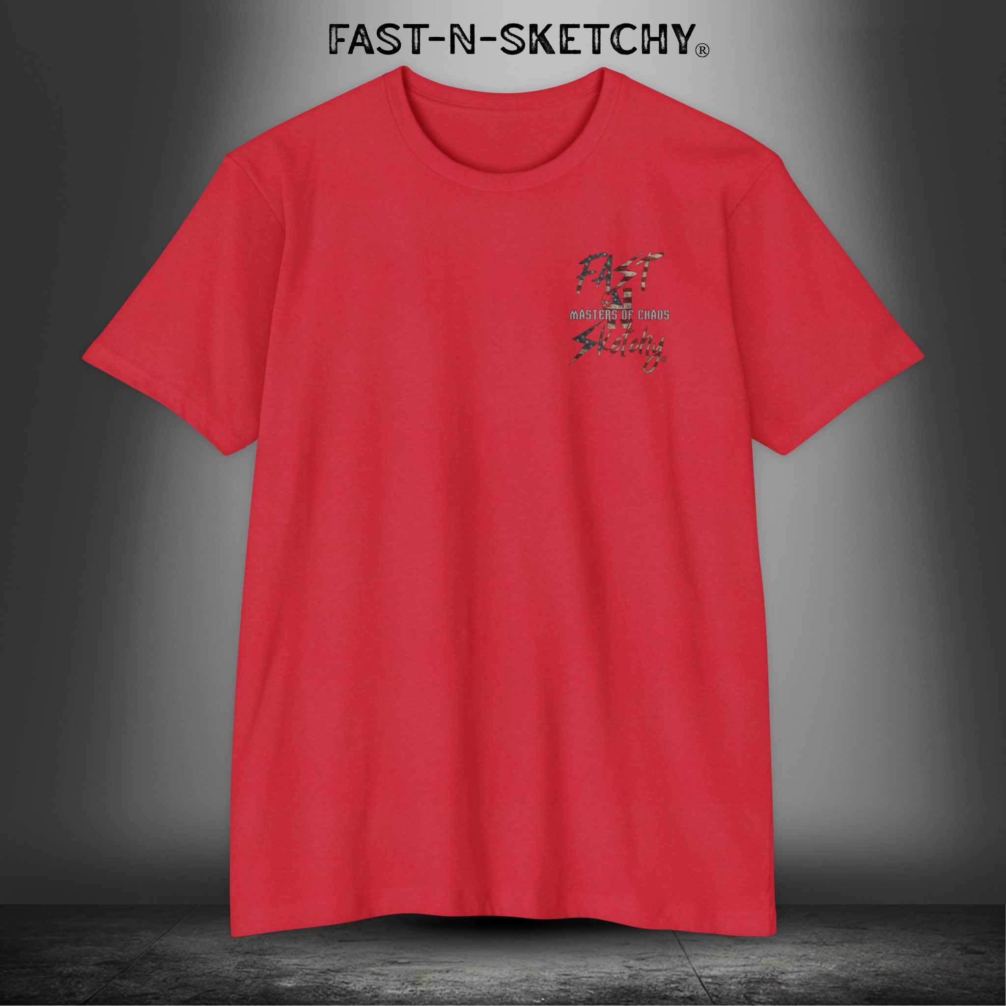 Forged in Darkness Military Edition — "Guided by the Light" Patriotic Tee