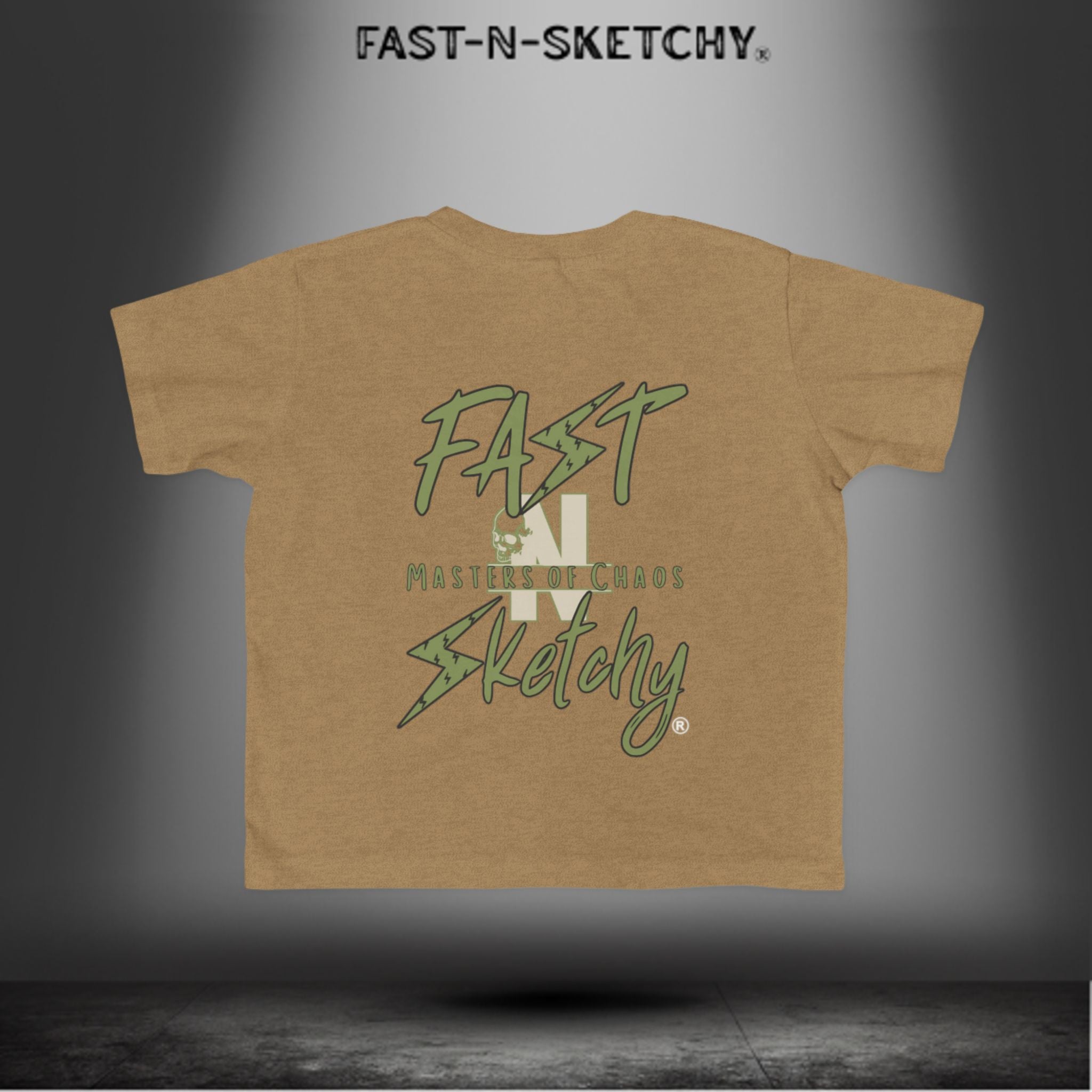 FAST-N-SKETCHY® Mayhem Starter Kit – Toddler Tee | All Gas. No Nap Time. Just Vibes.