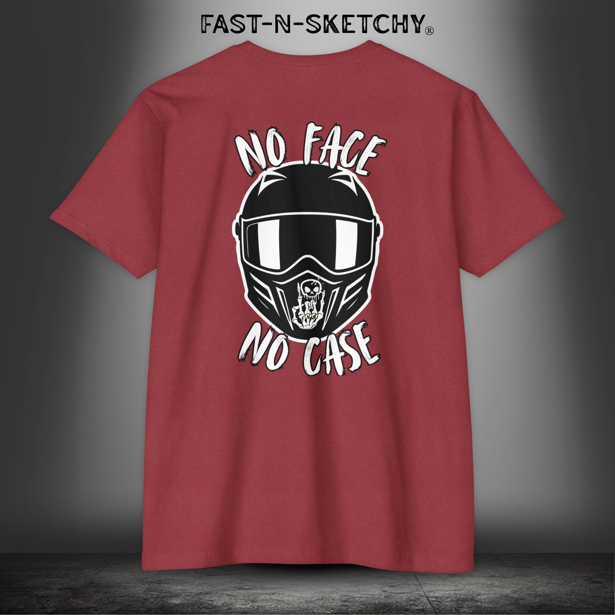 No Face, No Case: FAST-N-SKETCHY - T-Shirt