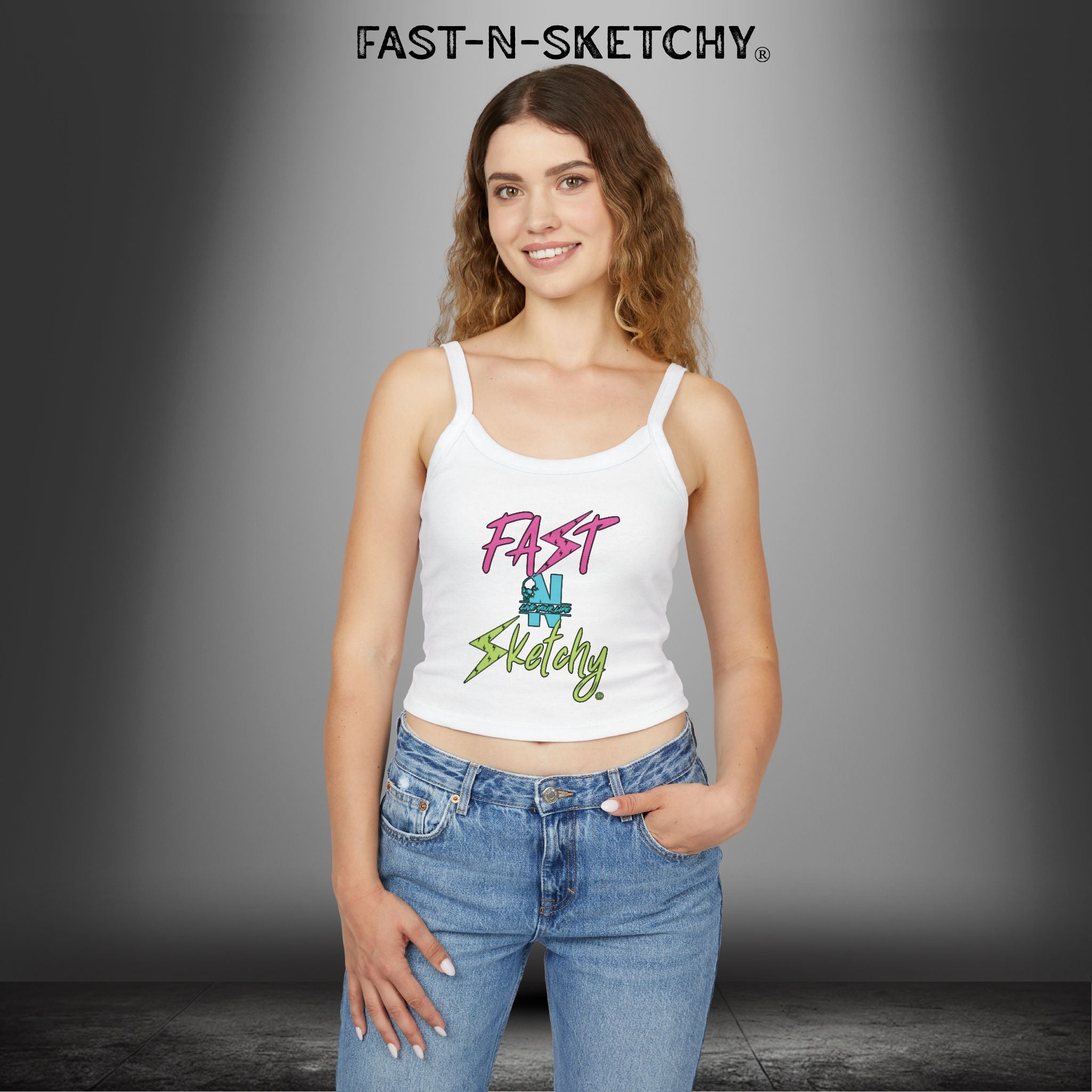 FAST-N-SKETCHY®: Spaghetti Strap Tank Top
