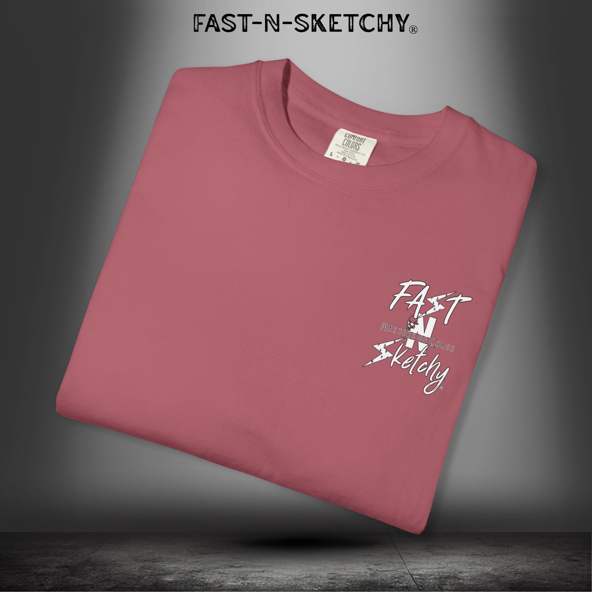 No Face, No Case: FAST-N-SKETCHY - T-Shirt up to 4XL (Multiple Colors)