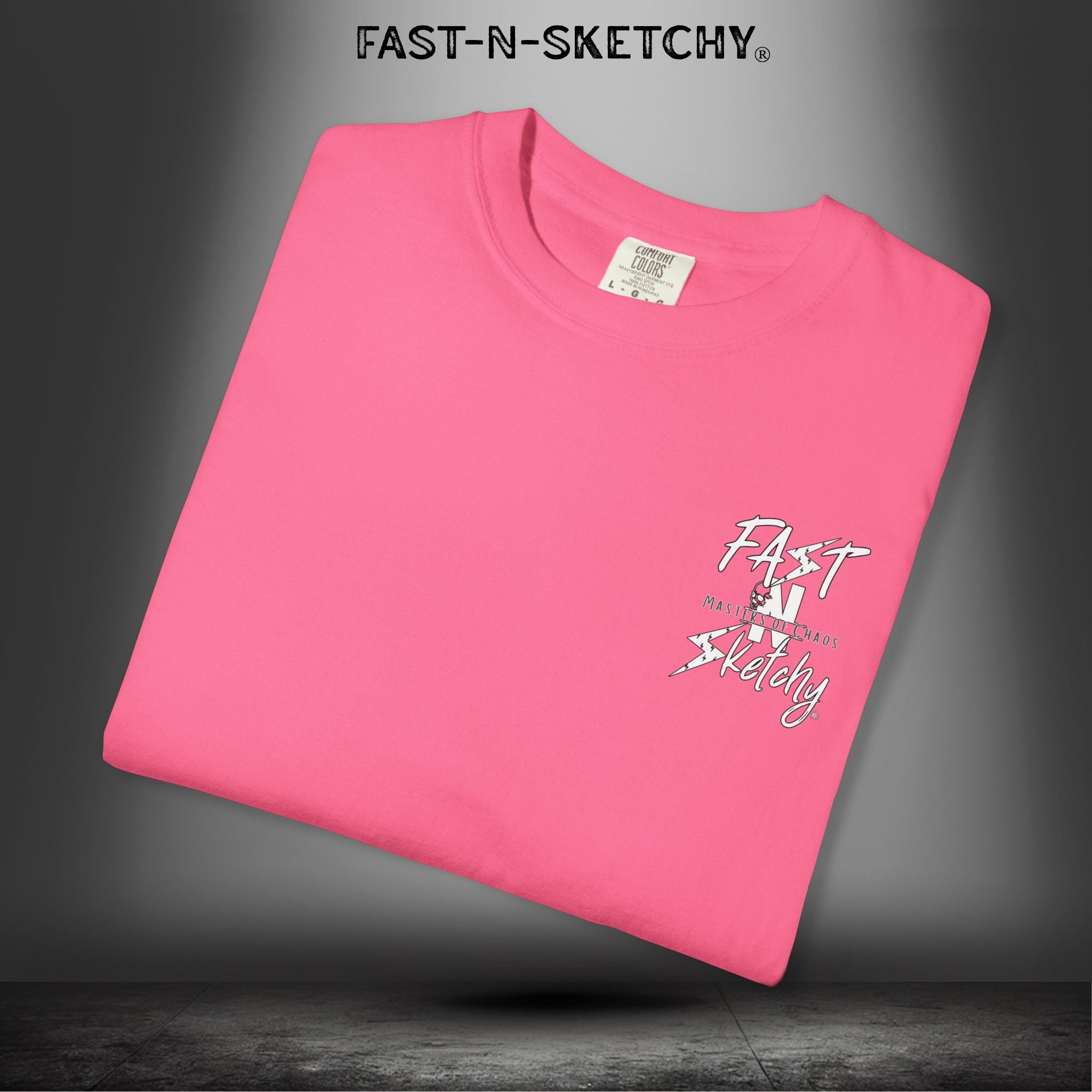 No Face, No Case: FAST-N-SKETCHY - T-Shirt up to 4XL (Multiple Colors)