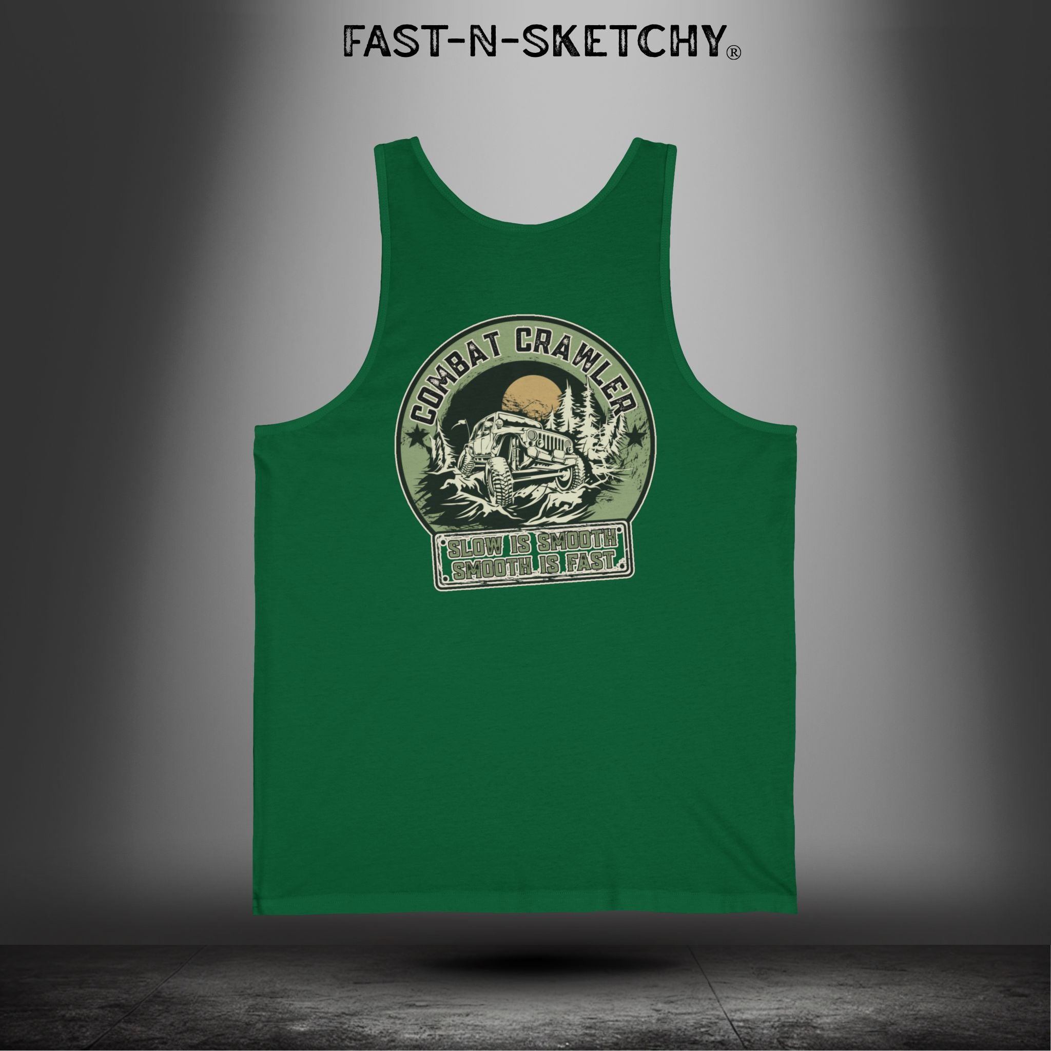 Combat Crawler - Slow is Smooth, Smooth is Fast (Jeep Edition) - Tank Top Unisex