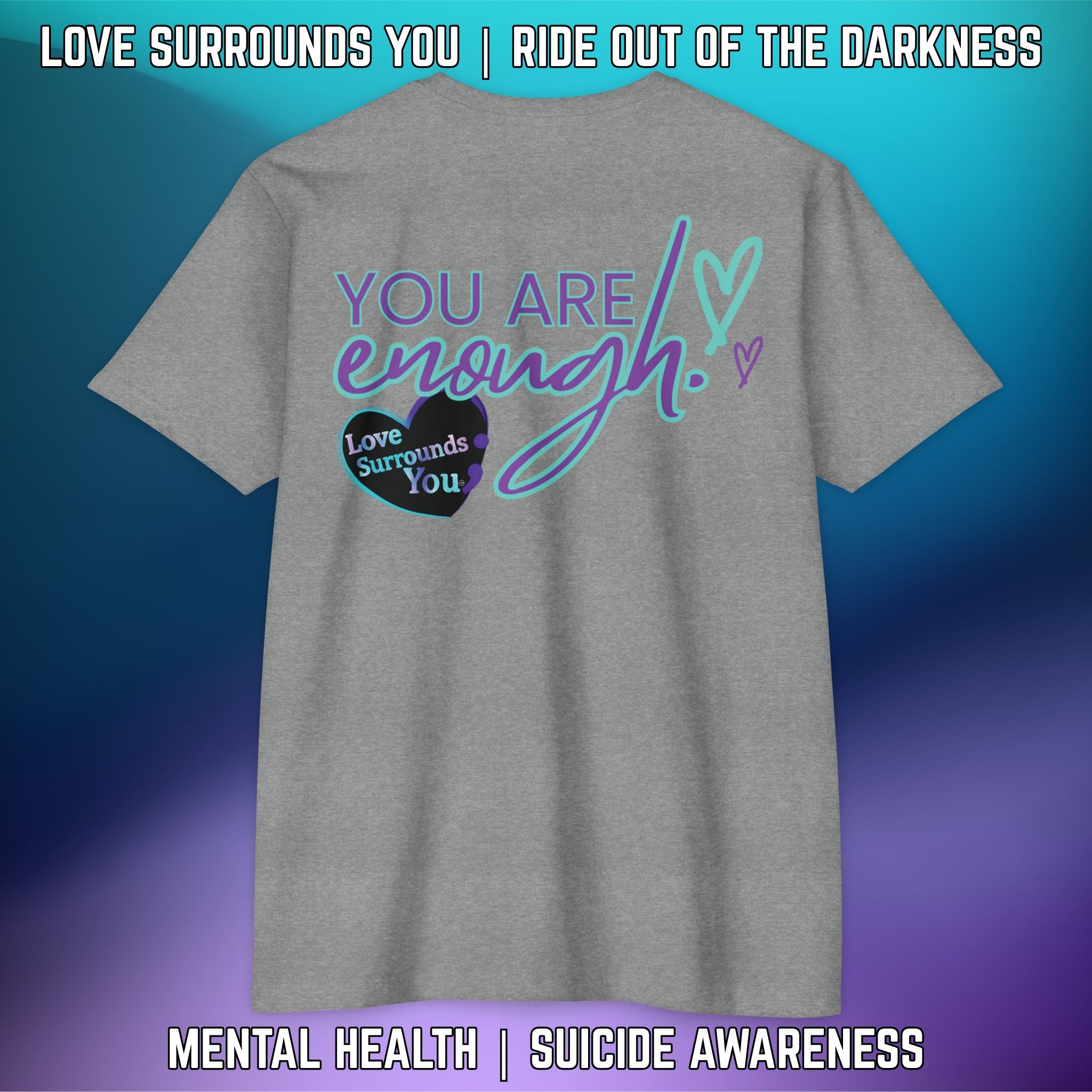 YOU ARE ENOUGH: T-Shirt Next Level 6210 - LSY