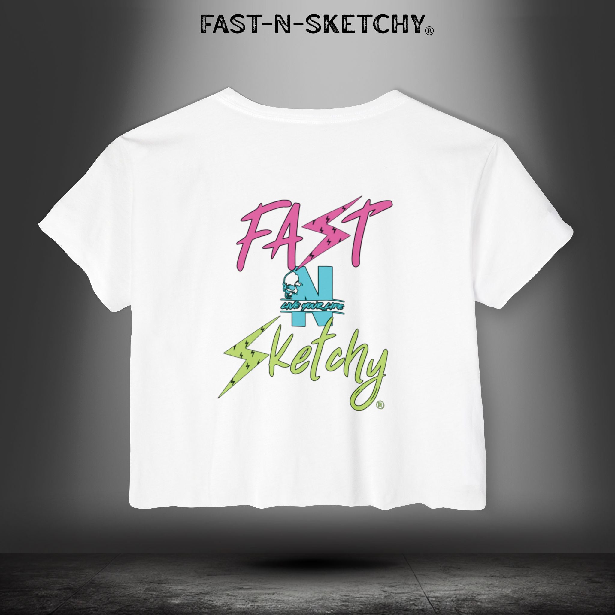 FAST-N-SKETCHY®: Crop Top (Hot Colors)
