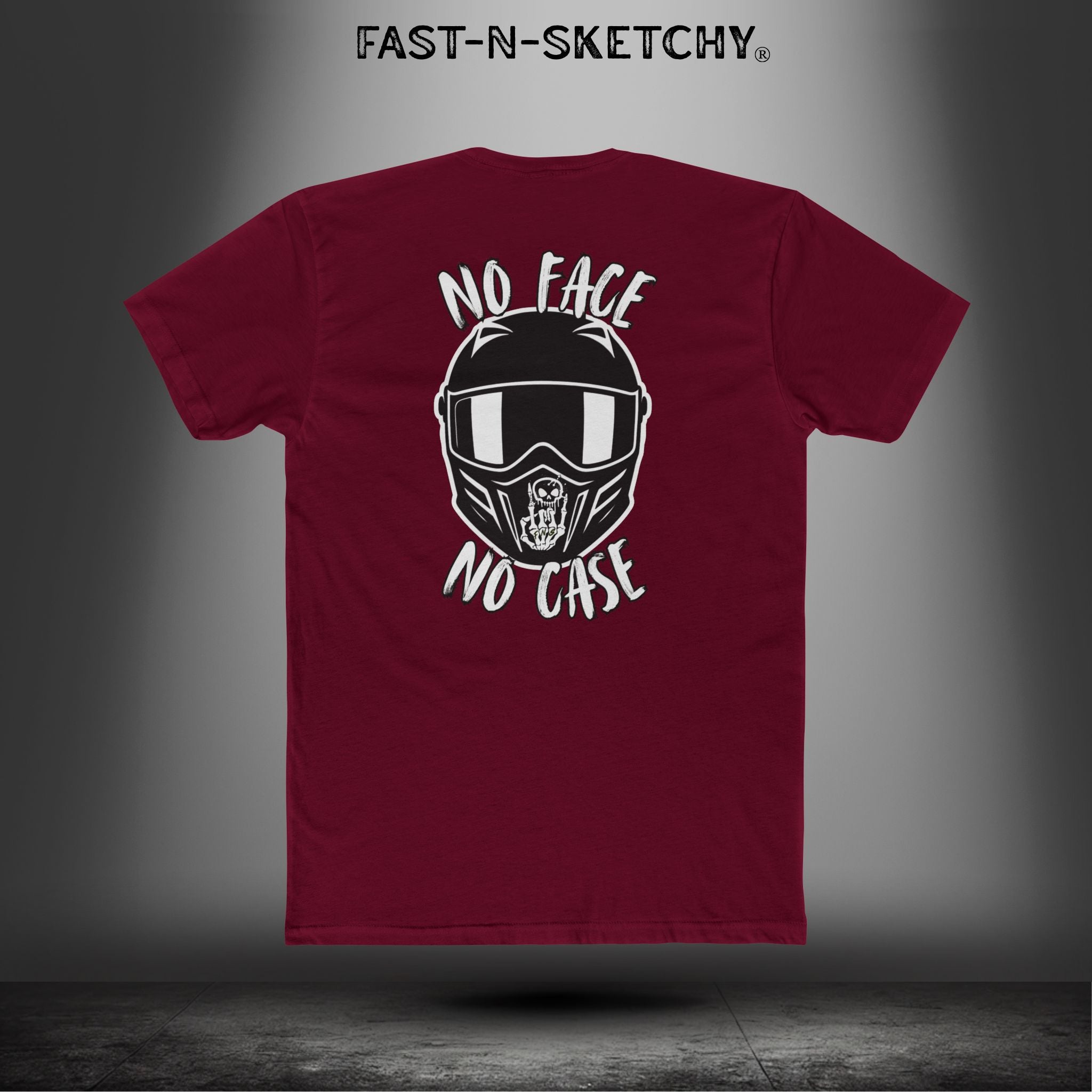 No face, No Case: Biker Edition Relaxed Classic Tee