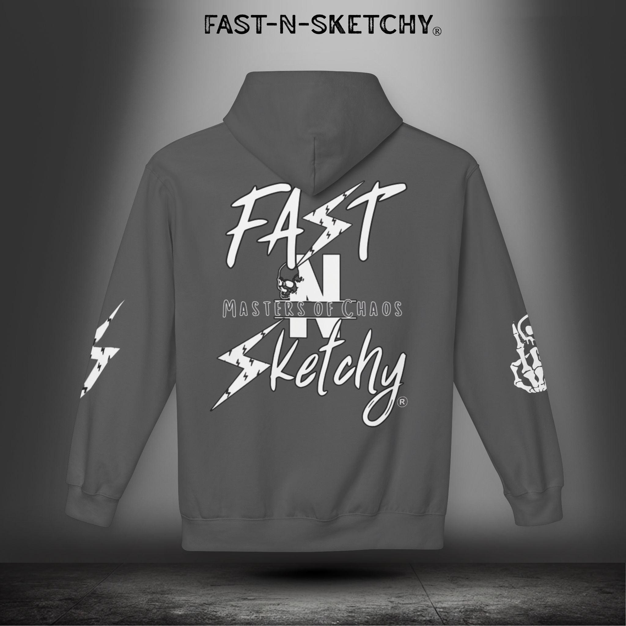 FAST-N-SKETCHY®: Fleece Hoodie 80/20 Blend (Dark Colors)
