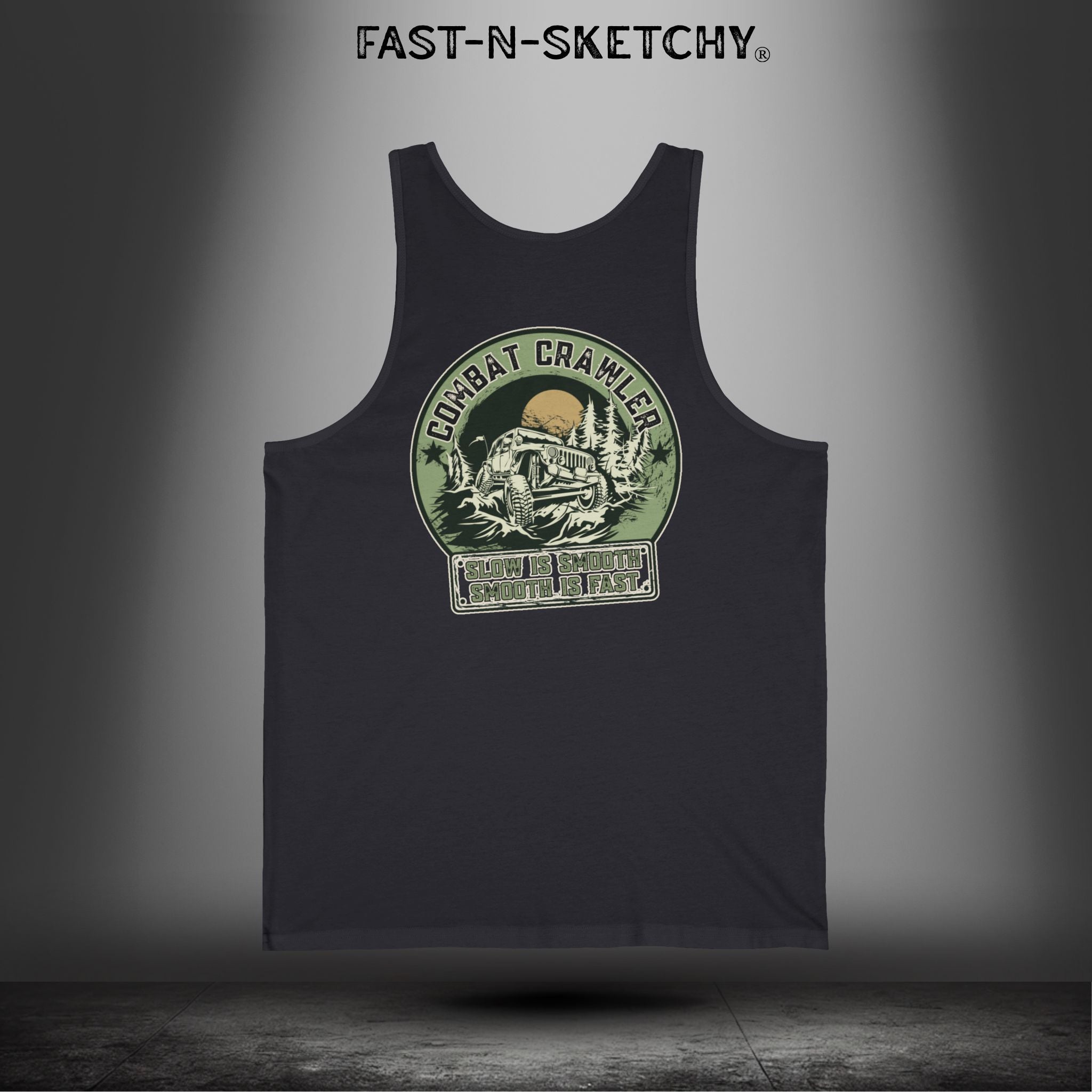 Combat Crawler - Slow is Smooth, Smooth is Fast (Jeep Edition) - Tank Top Unisex