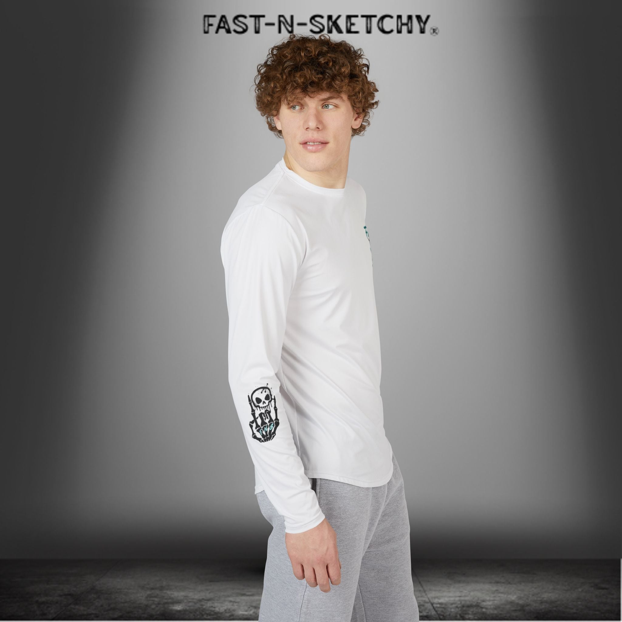 Put a Hook In It, FAST-N-SALTY: UV Protection Long Sleeve Shirt (Mahi Mahi) Perfect for Outdoor Adventures and Fishing