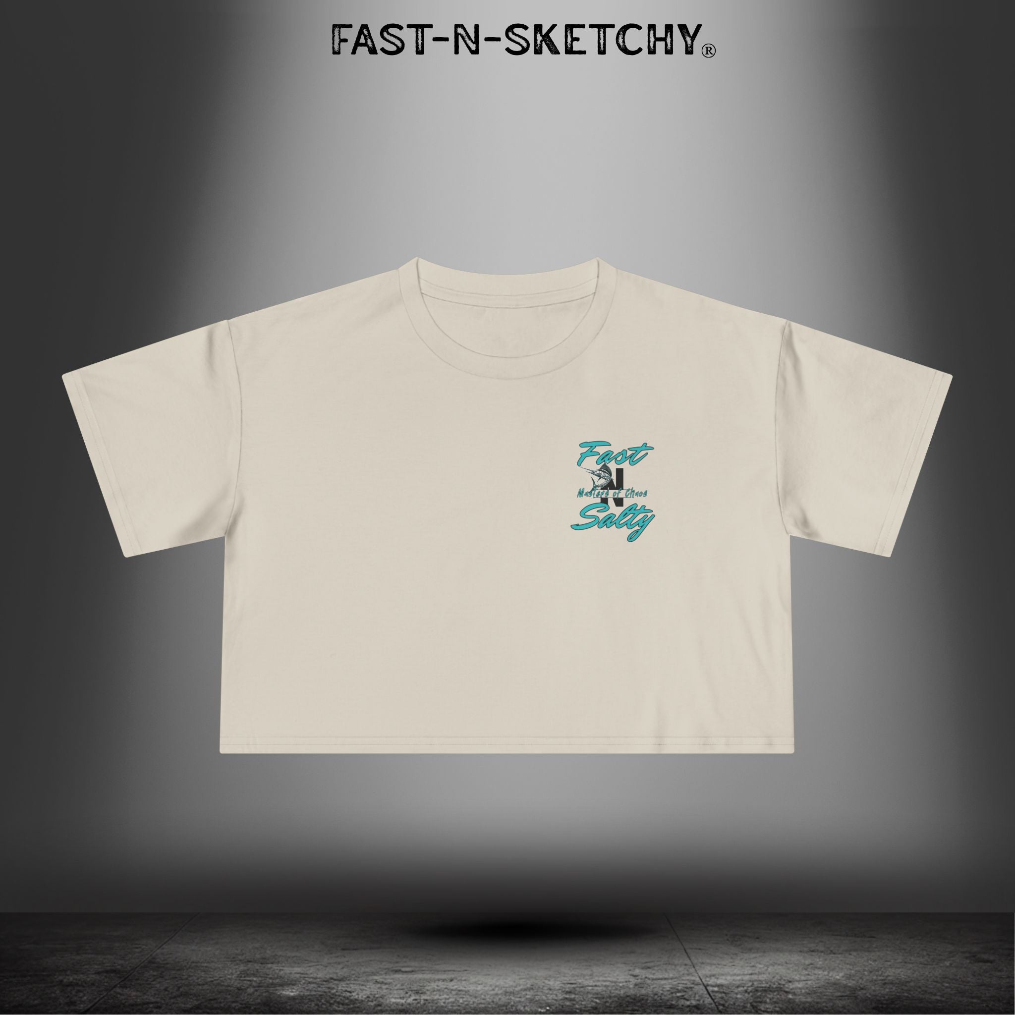 WE GREW HERE, YOU FLEW HERE, GO AWAY: Crop Top (Medium-Weight)