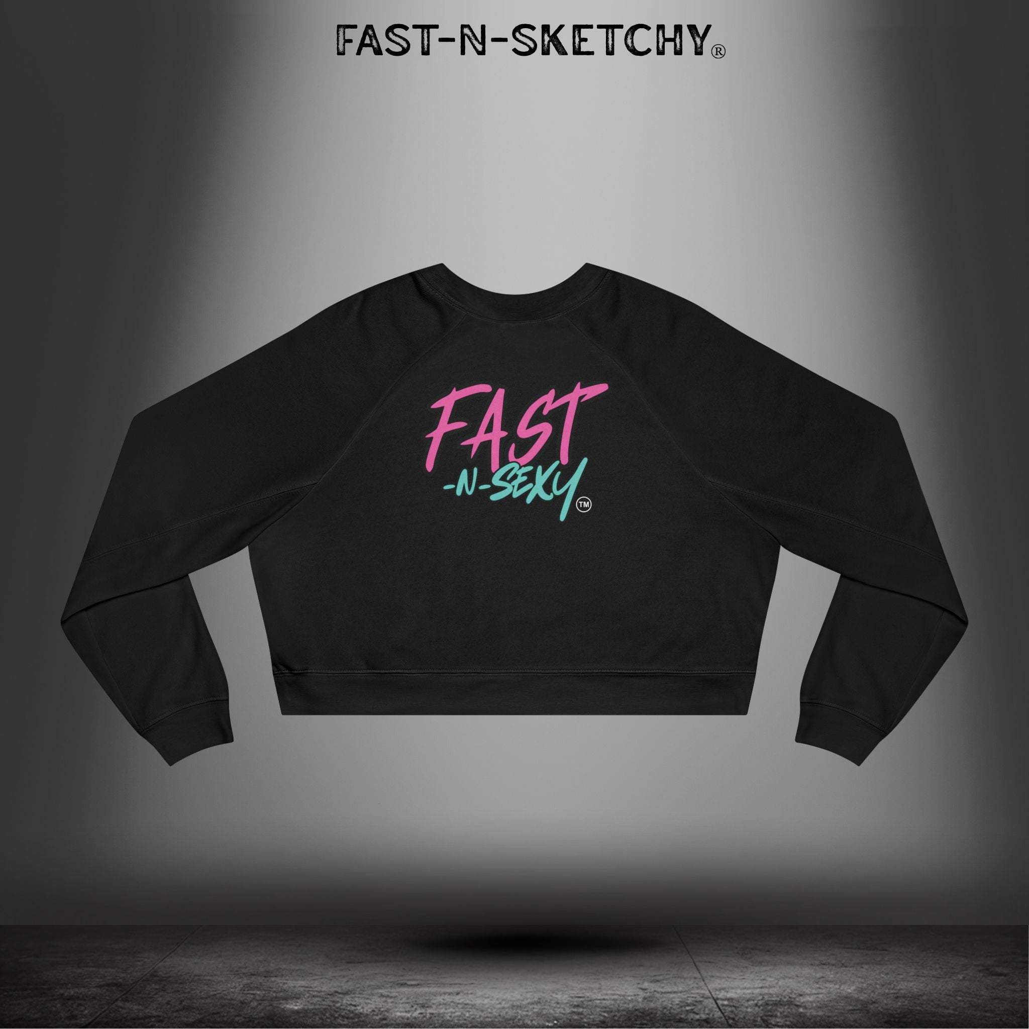 FAST-N-SEXY™ - THE YEAR OF THE SNAKE: Women's Cropped Fleece Pullover - Trendy Casual Wear