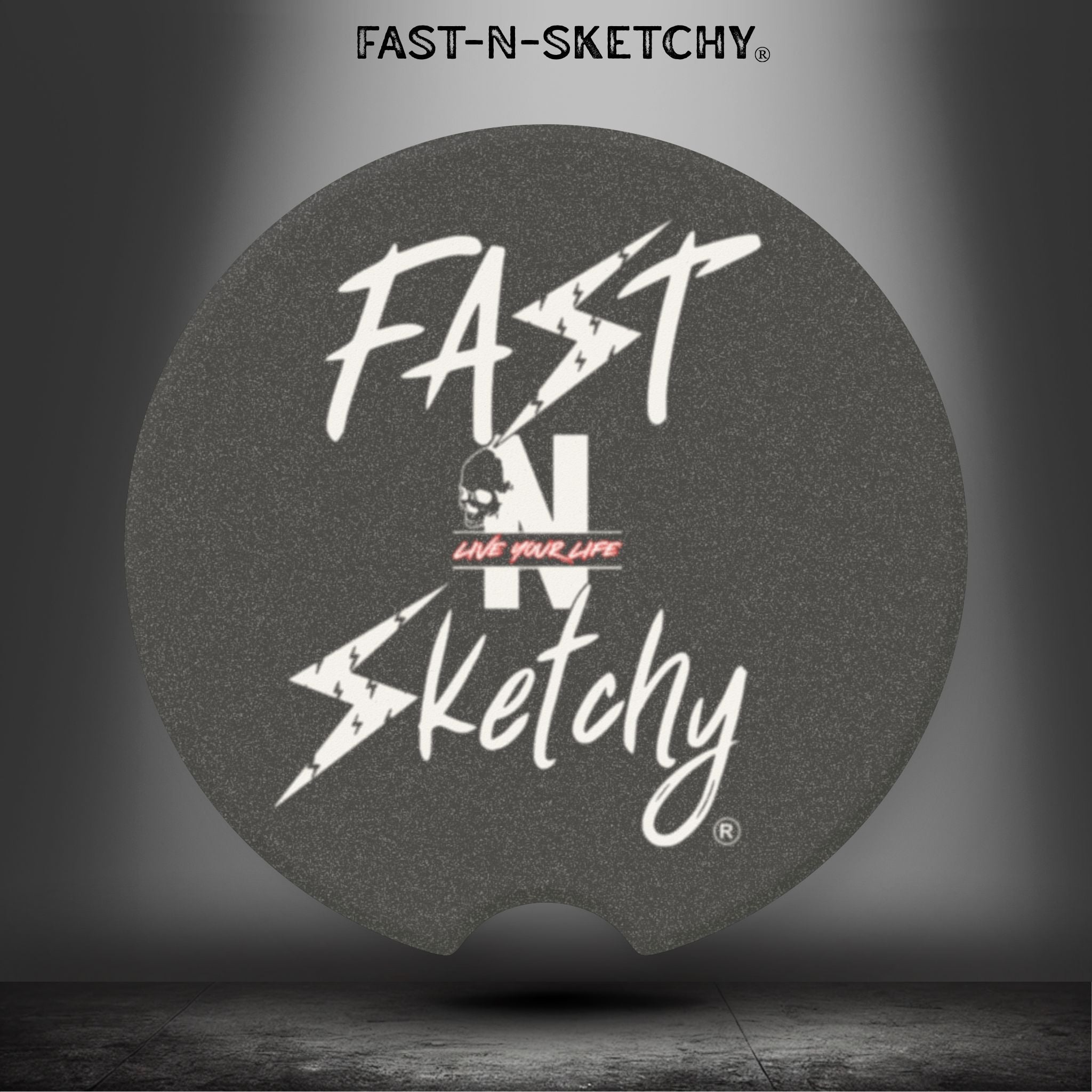 FAST-N-SKETCHY Car Coaster