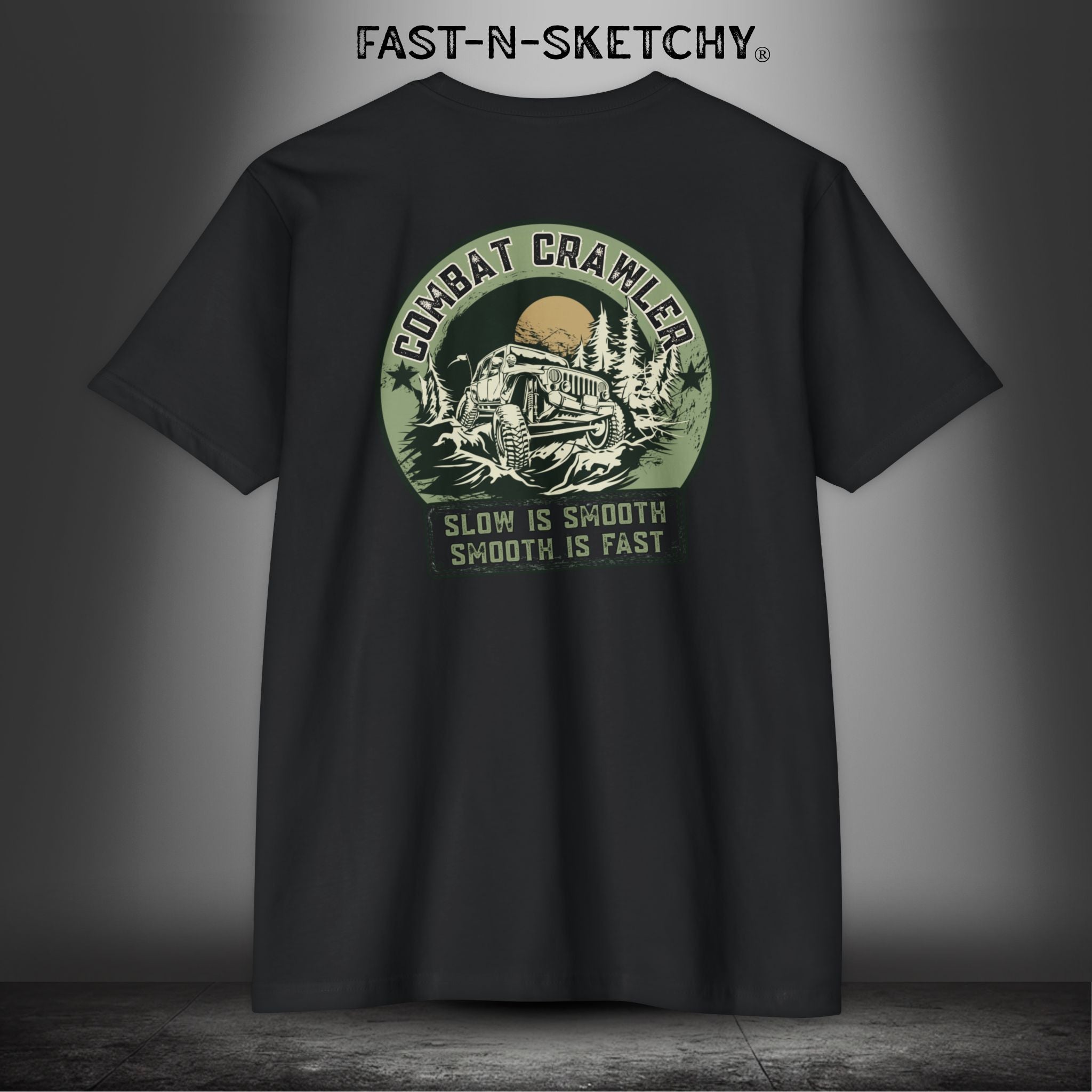 Combat Crawler - Slow is Smooth, Smooth is Fast (Jeep Edition) - T-Shirt