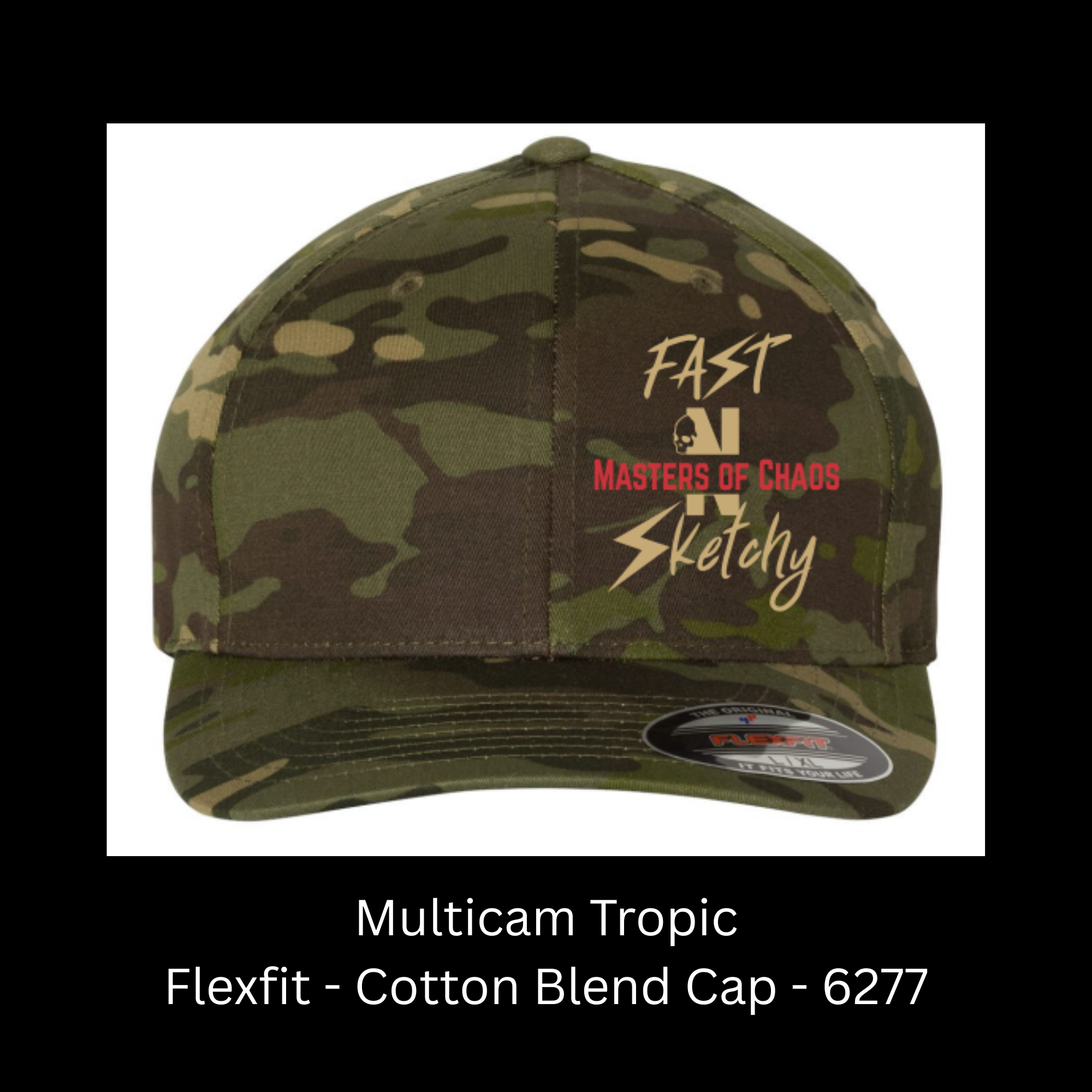 FAST-N-SKETCHY® Daytona Embroidered Hat Collection. Pre-Order