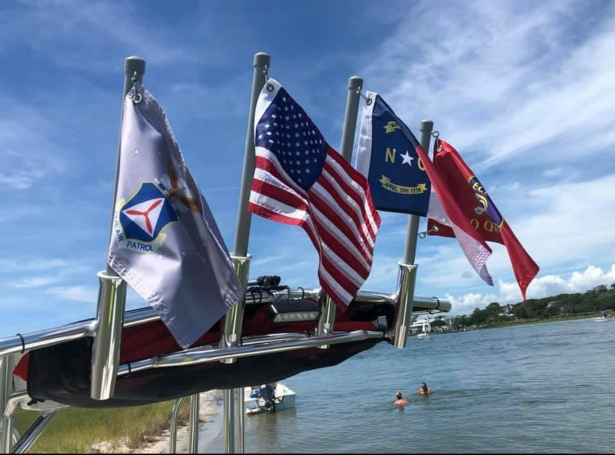 Ride Out of the Darkness 2ftx3ft Motorcycle/Car Flag - Pole NOT Included - Double-sided (Purple & Teal) - LSY