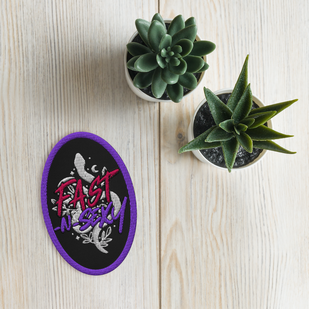 FAST-N-SEXYâ„¢ Embroidered patches