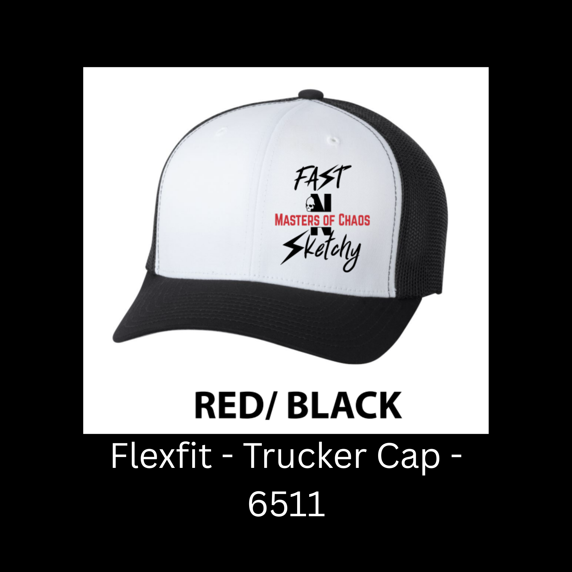 FAST-N-SKETCHY® Daytona Embroidered Hat Collection. Pre-Order