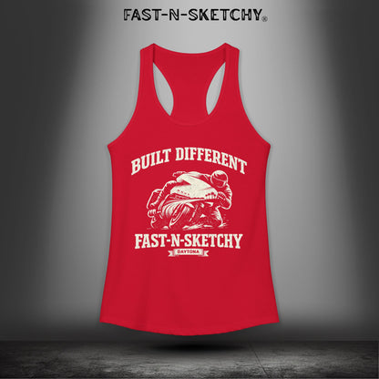 Built Different: Daytona Bike Week Bagger Racing Biker Edition Razorback Tank