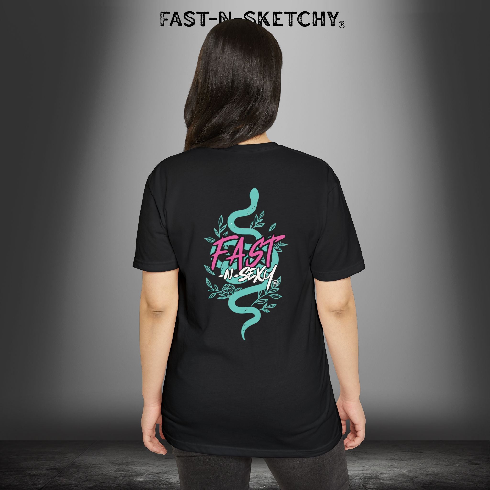 FAST-N-SEXY - THE YEAR OF THE SNAKE: Unisex CVC Jersey T-Shirt - Bold Graphic Tee for Trendsetters