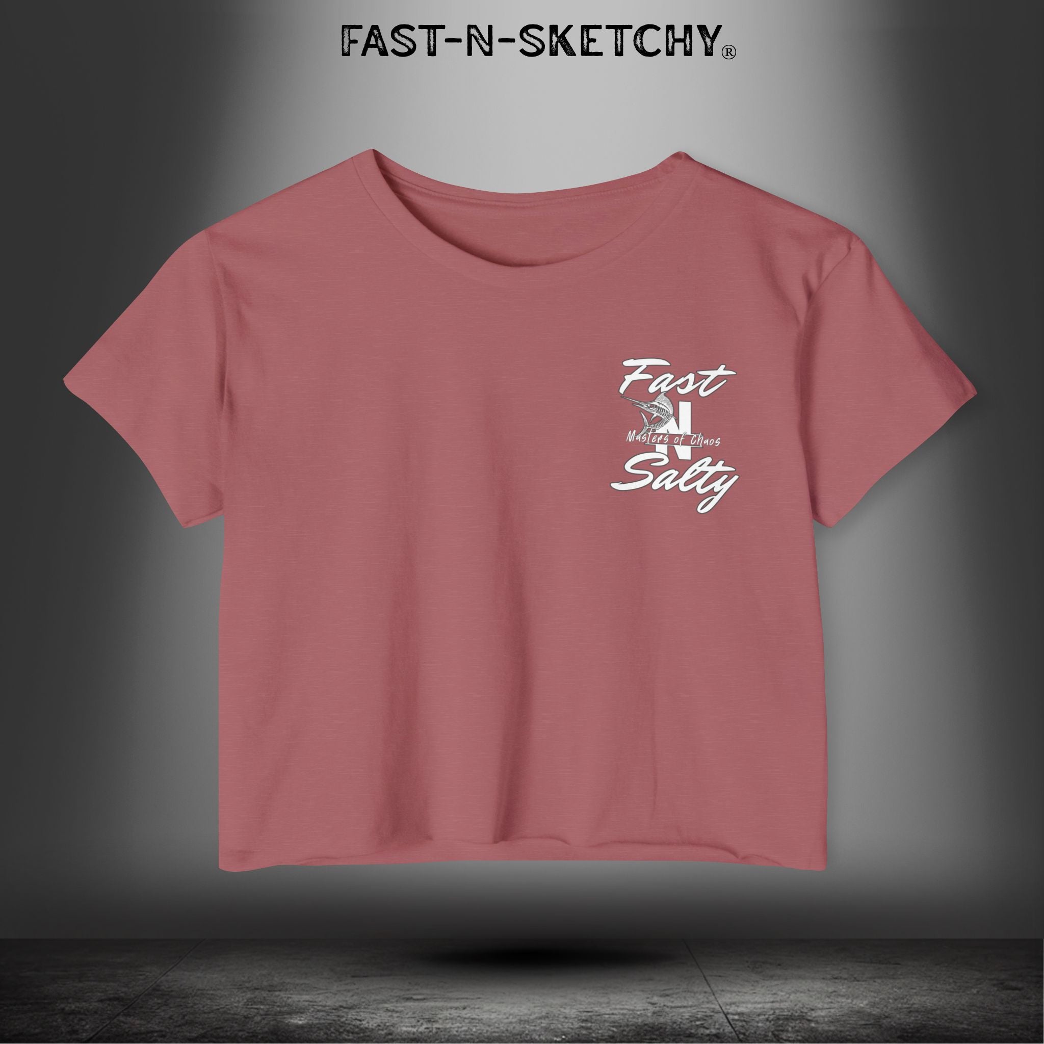 WE GREW HERE, YOU FLEW HERE, GO AWAY: Crop Top (Medium-Weight)