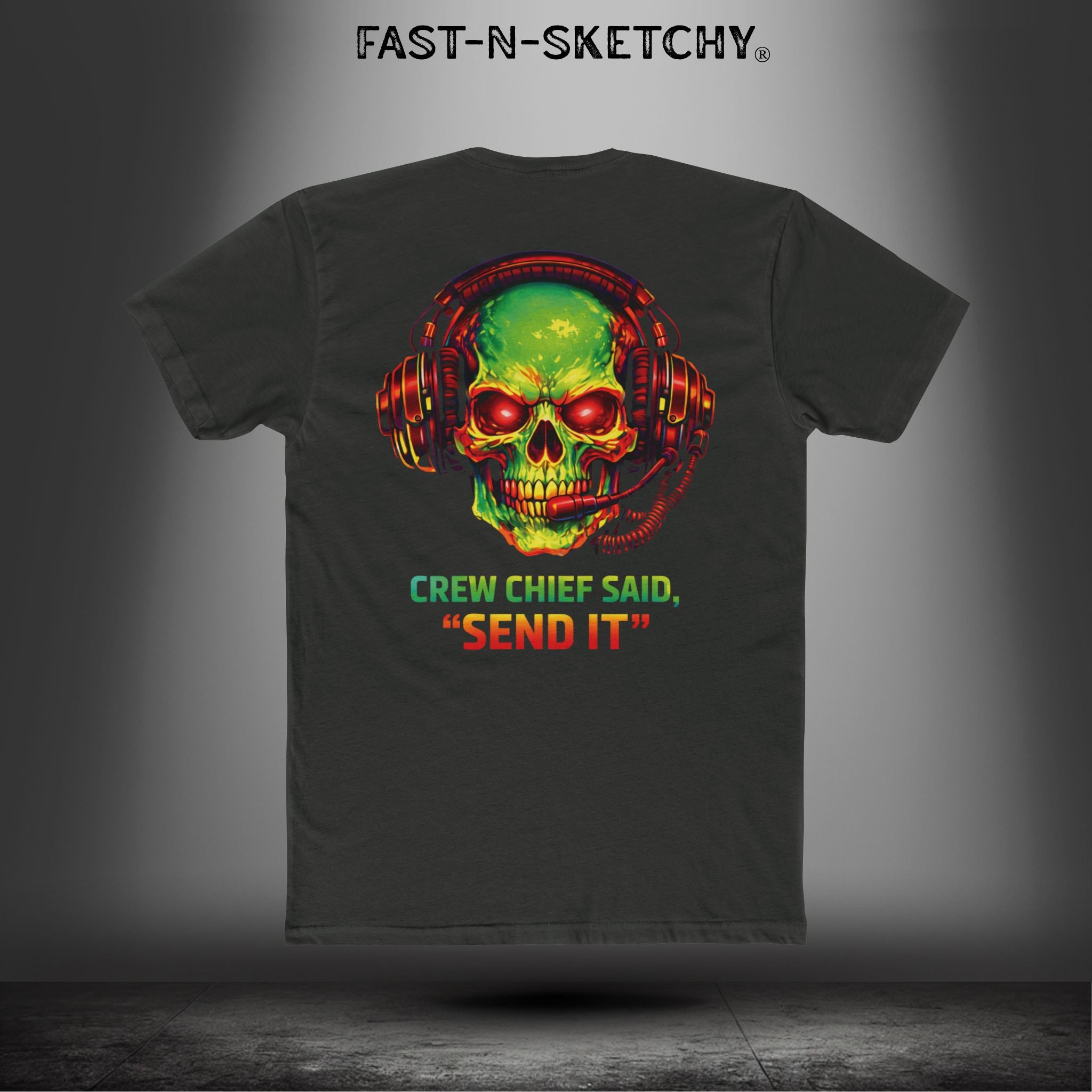 Crew Chief Said, Send It: Bagger Racing Biker Edition Relaxed Classic Tee