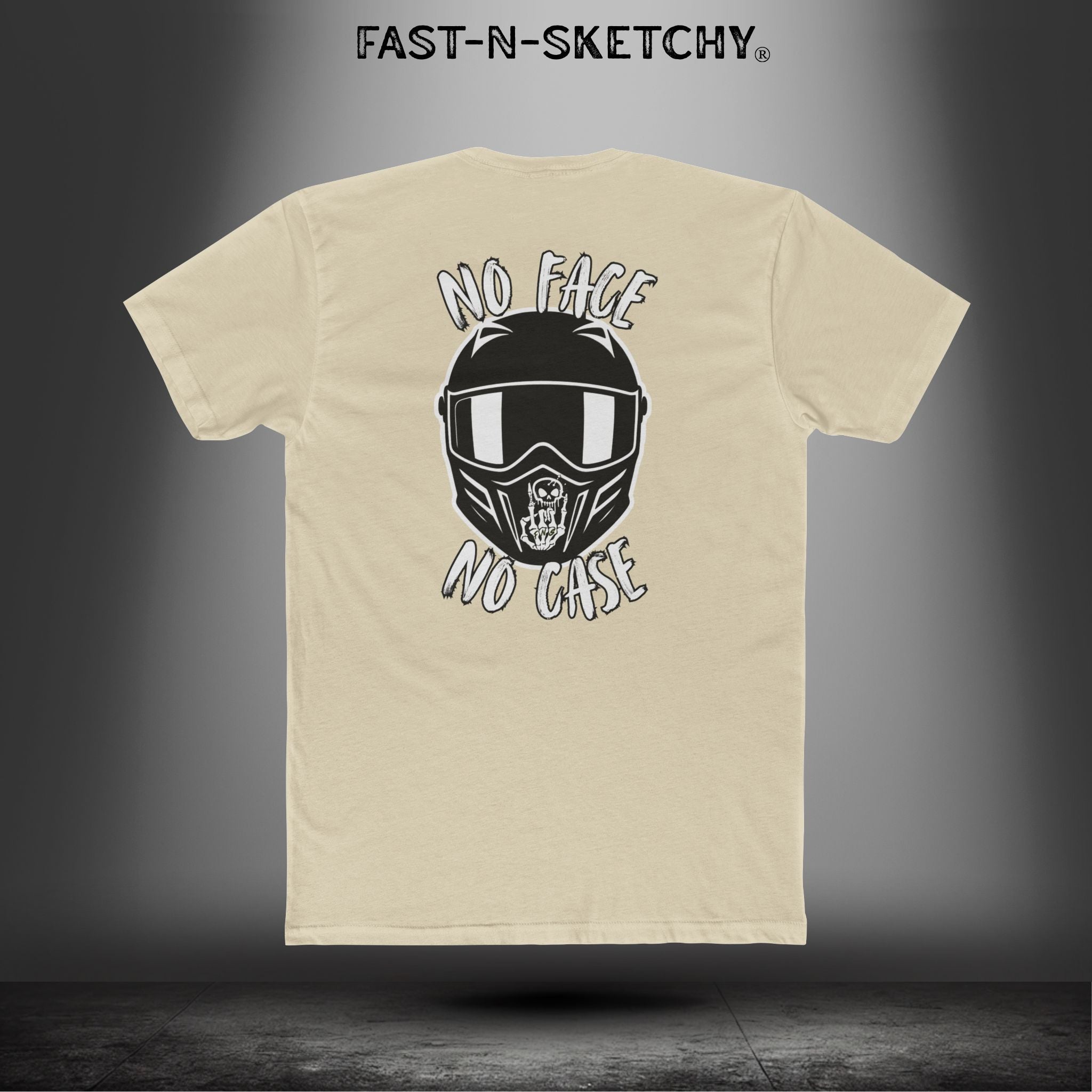 No face, No Case: Biker Edition Relaxed Classic Tee