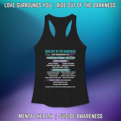Ride Out of the Darkness 2026 Women's Racerback Tank - LSY